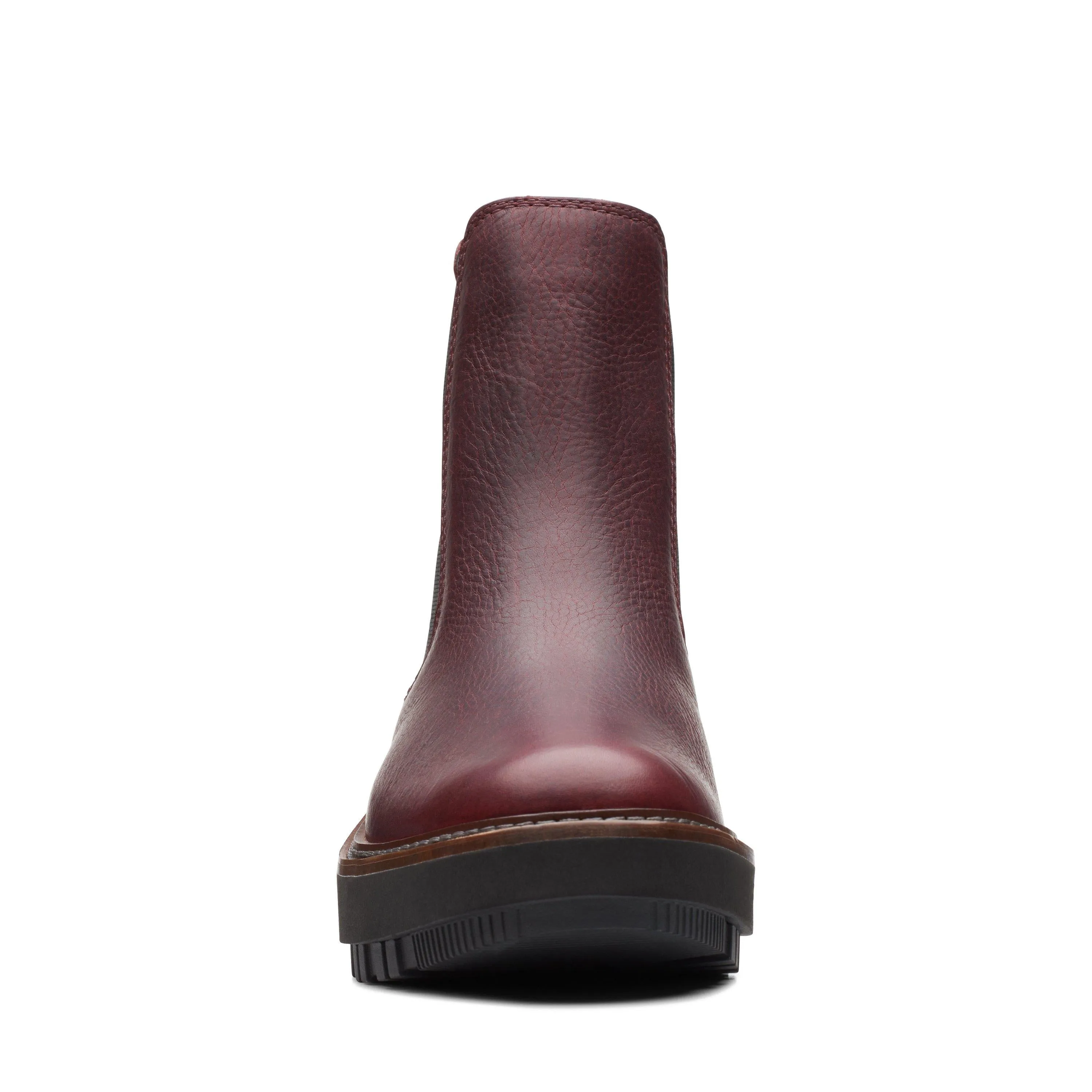 Clarks Orianna W Up in Rotem Leder