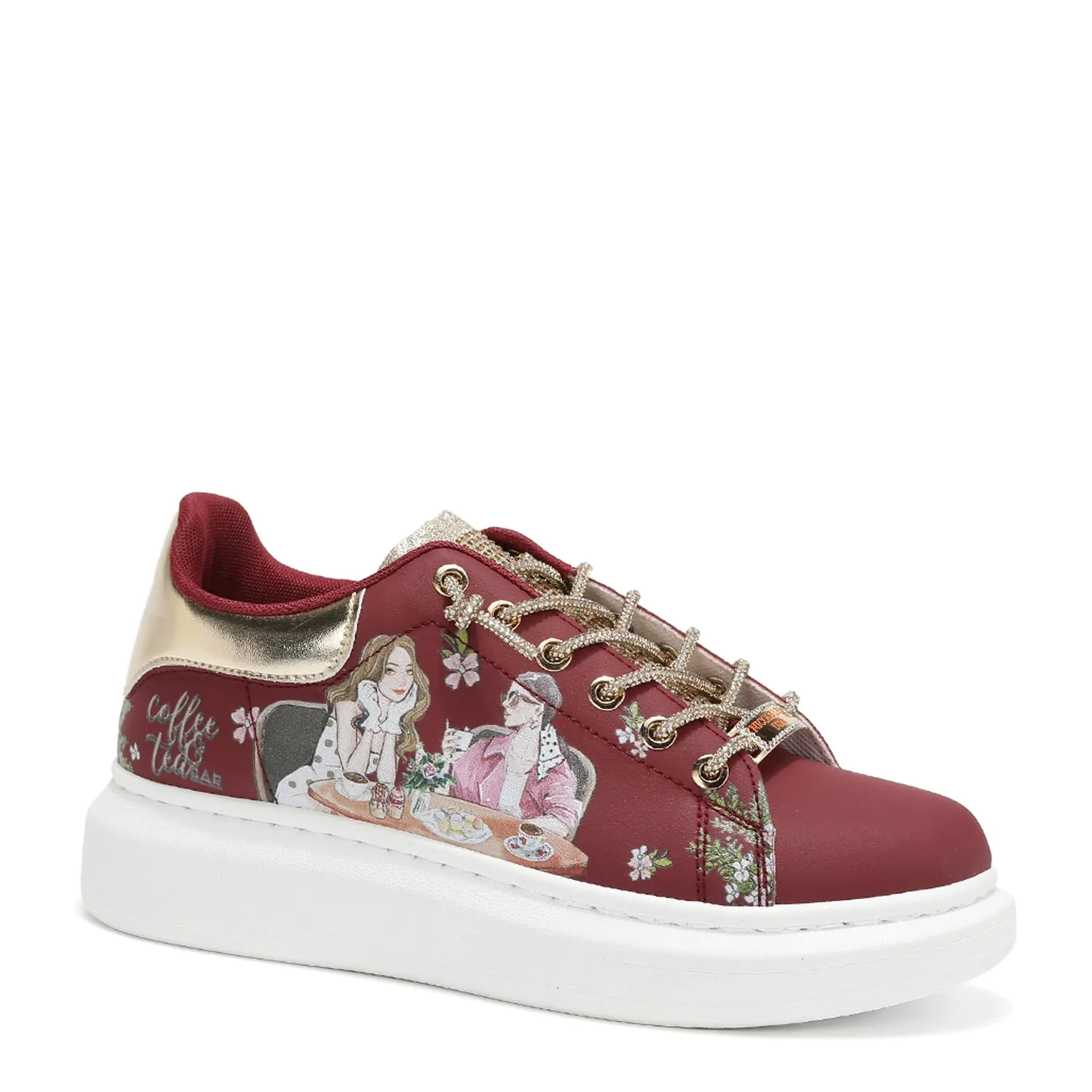 KLASSISCHER RHINESTONE-SNEAKER