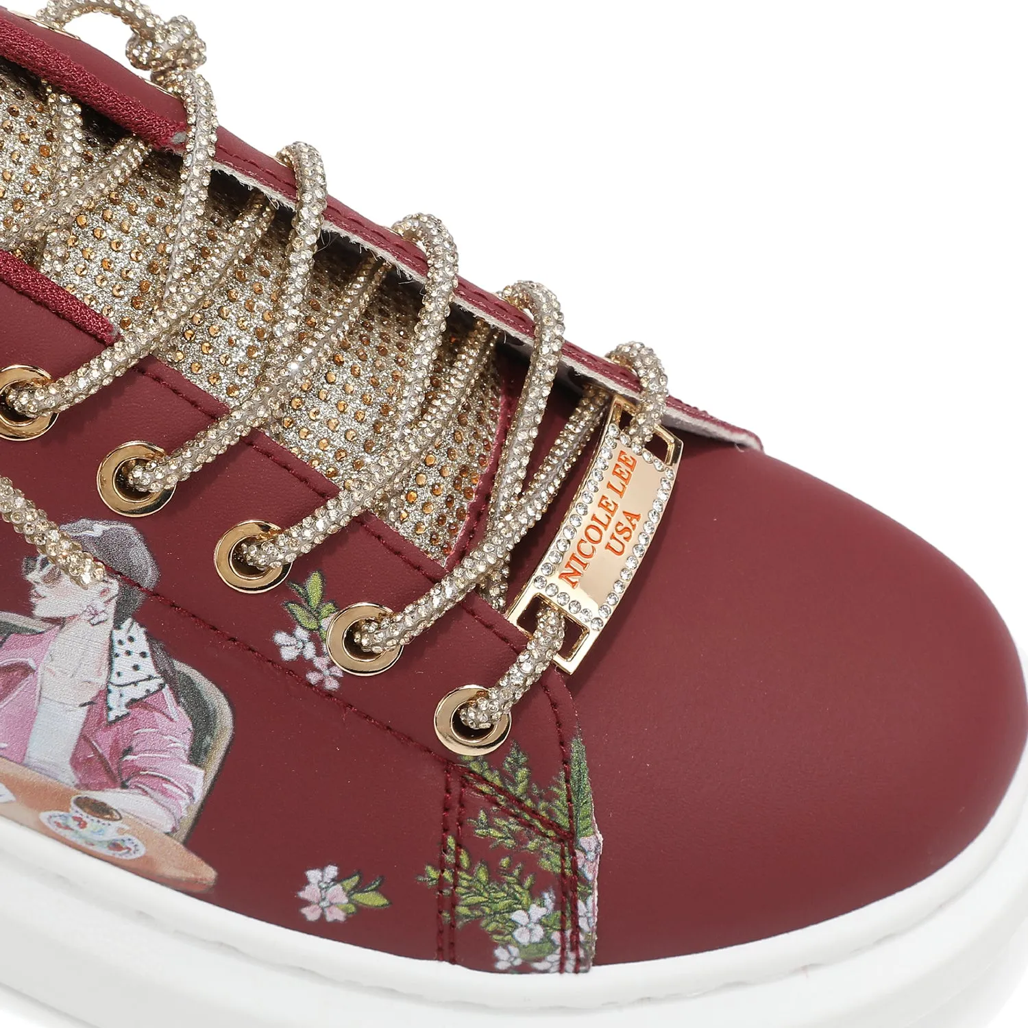 KLASSISCHER RHINESTONE-SNEAKER