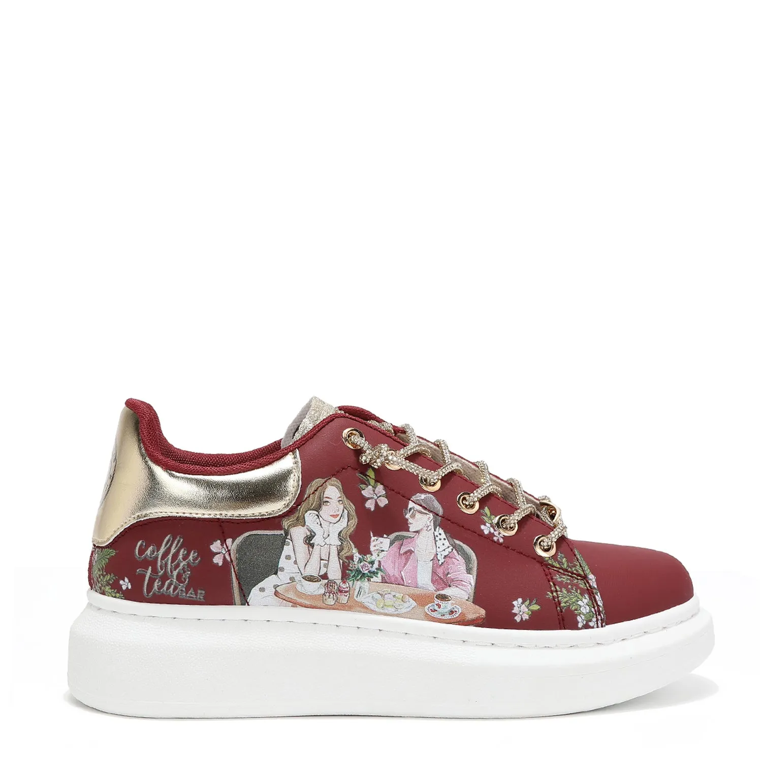 KLASSISCHER RHINESTONE-SNEAKER
