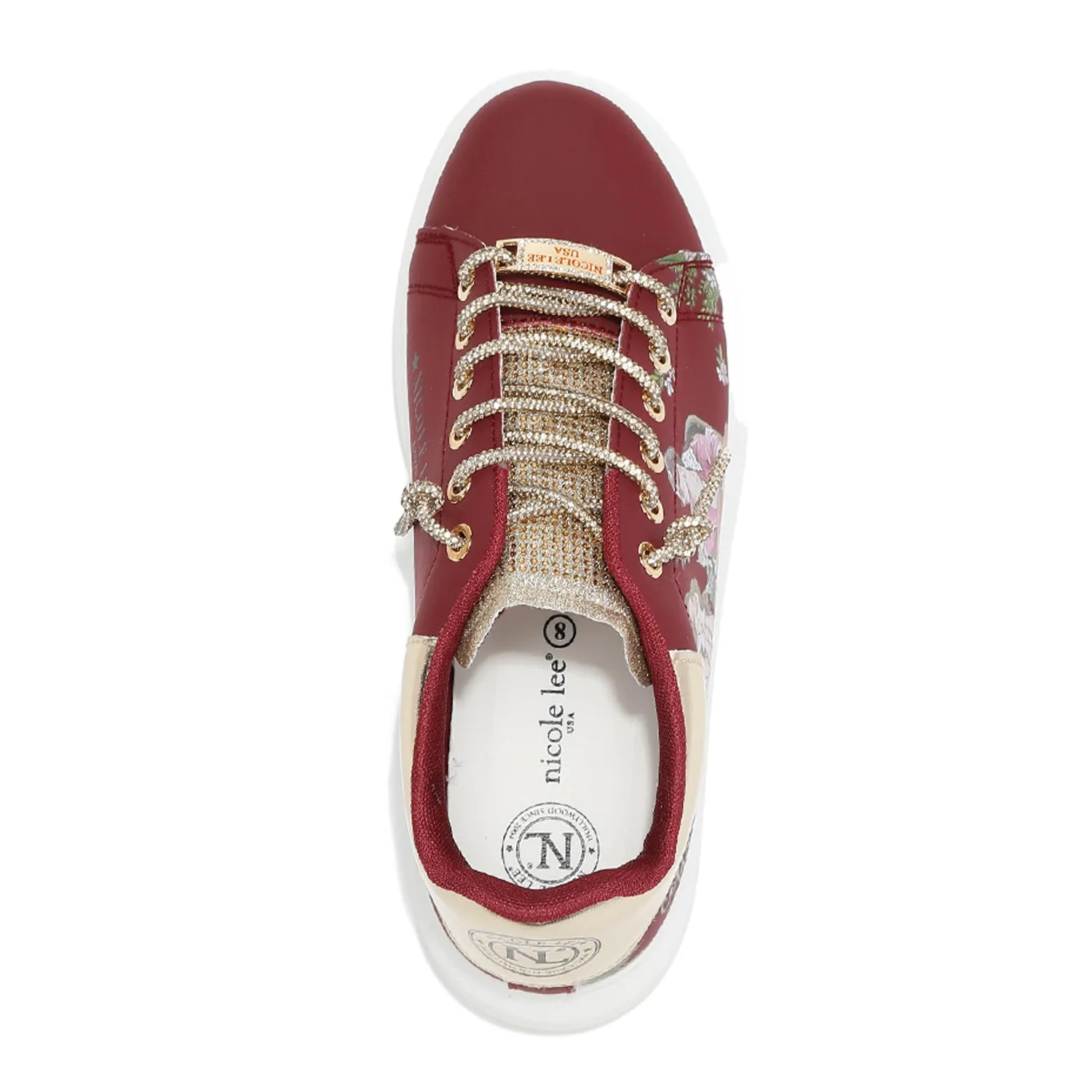 KLASSISCHER RHINESTONE-SNEAKER