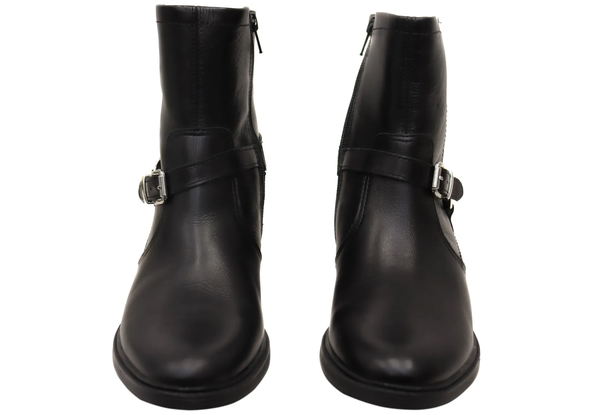 Comfortflex Belinda Damen Brasilianische Bequeme Leder Knöchelstiefel Comfortflex Schuhe