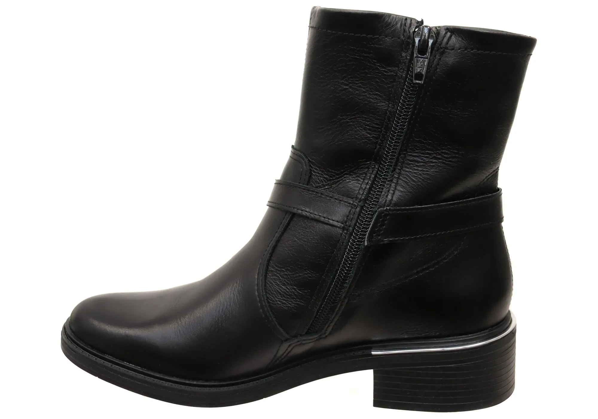 Comfortflex Belinda Damen Brasilianische Bequeme Leder Knöchelstiefel Comfortflex Schuhe