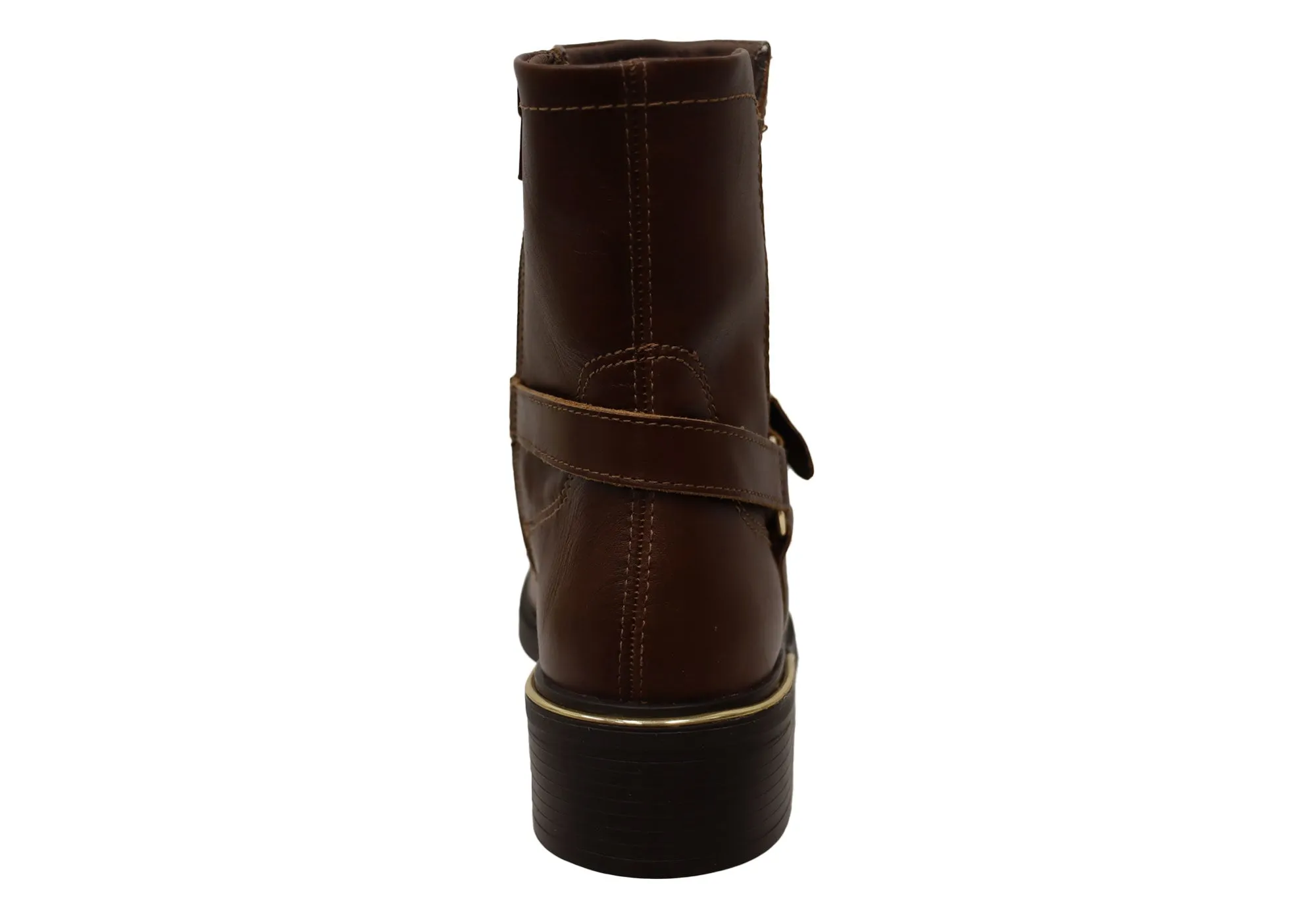 Comfortflex Belinda Damen Brasilianische Bequeme Leder Knöchelstiefel Comfortflex Schuhe
