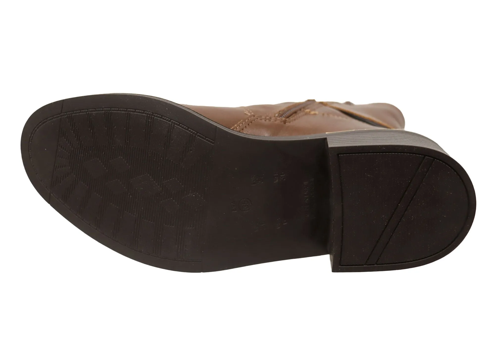 Comfortflex Belinda Damen Brasilianische Bequeme Leder Knöchelstiefel Comfortflex Schuhe
