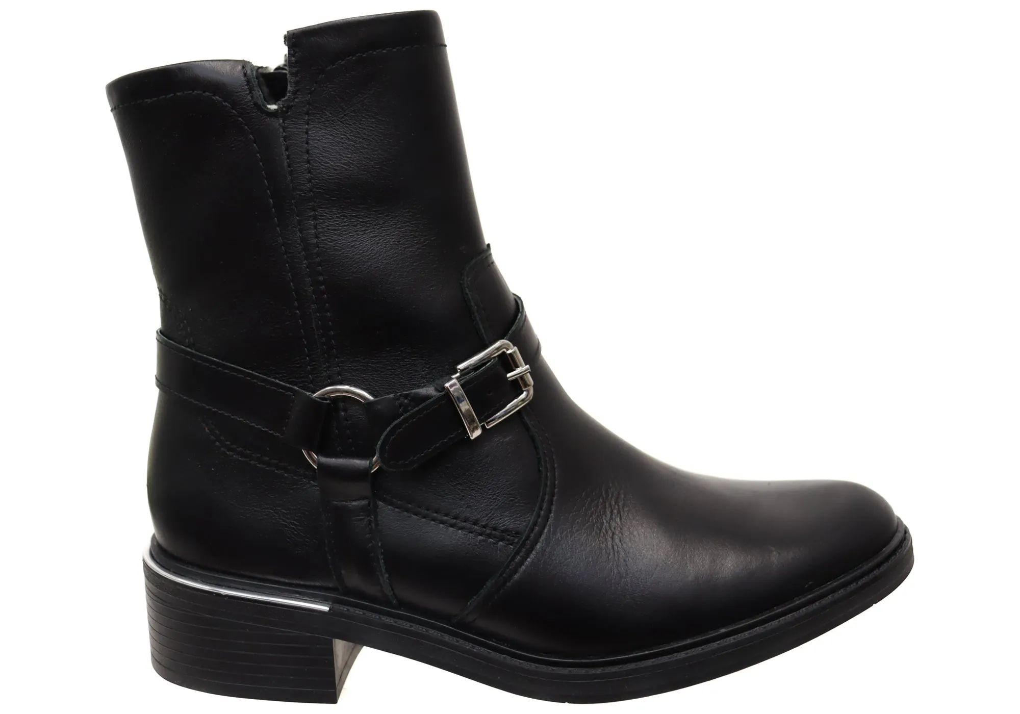 Comfortflex Belinda Damen Brasilianische Bequeme Leder Knöchelstiefel Comfortflex Schuhe