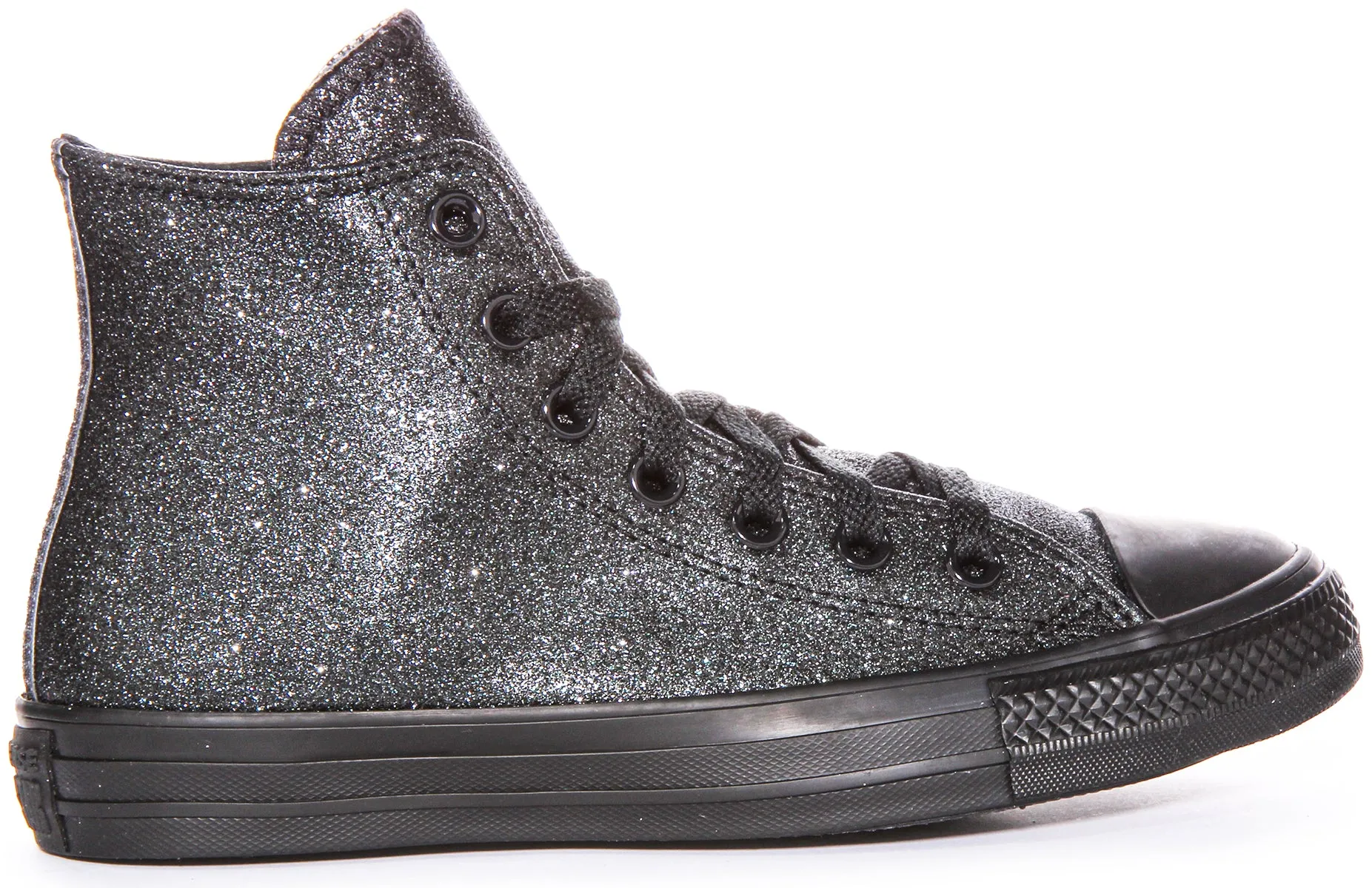 Converse All Star Hi A05432C In Schwarz Glitzer Schuhen Converse