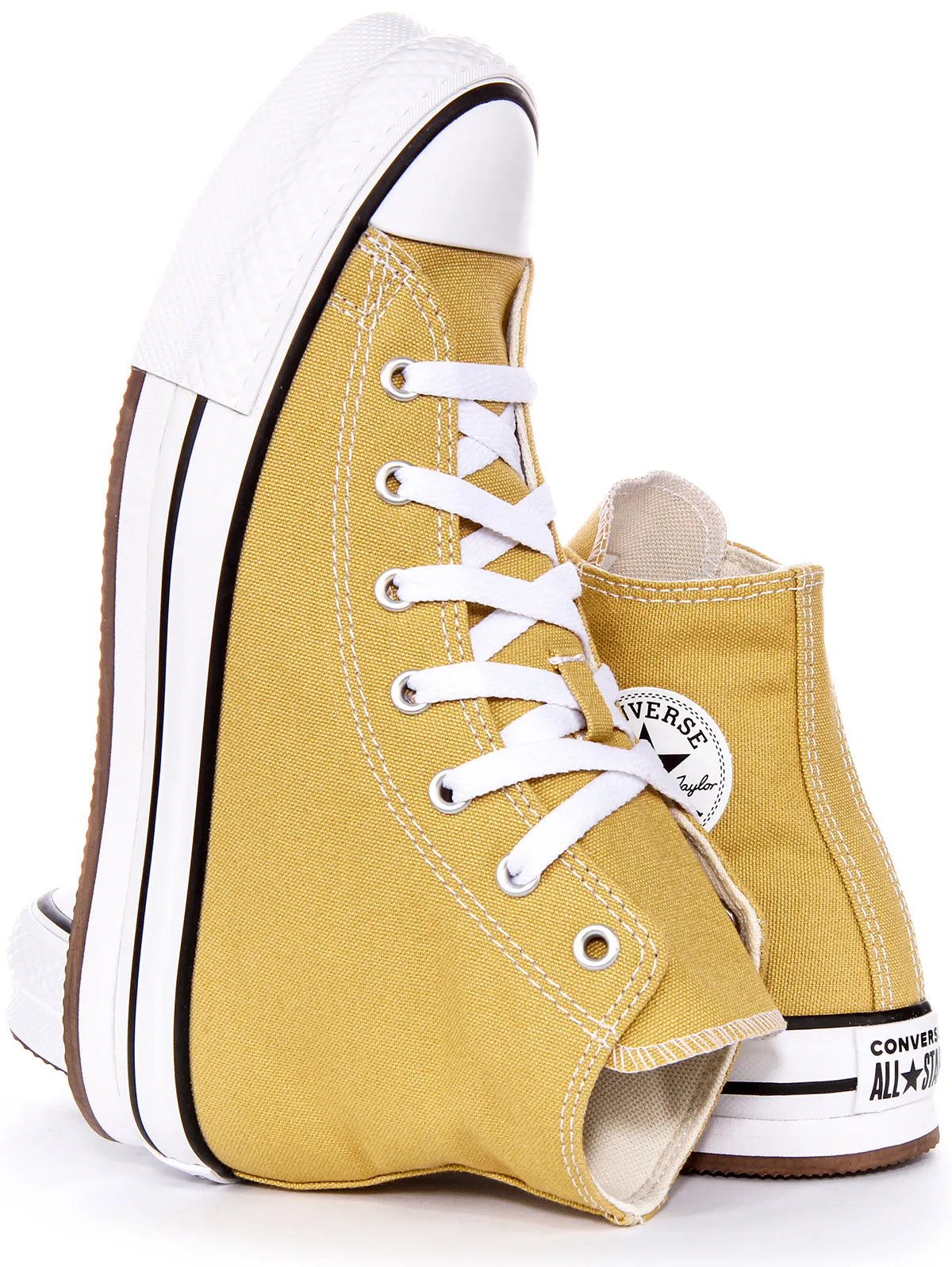 Converse All Star Lift A05467C in Senf für Junior-Schuhe Converse