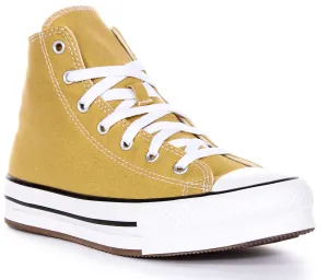 Converse All Star Lift A05467C in Senf für Junior-Schuhe Converse
