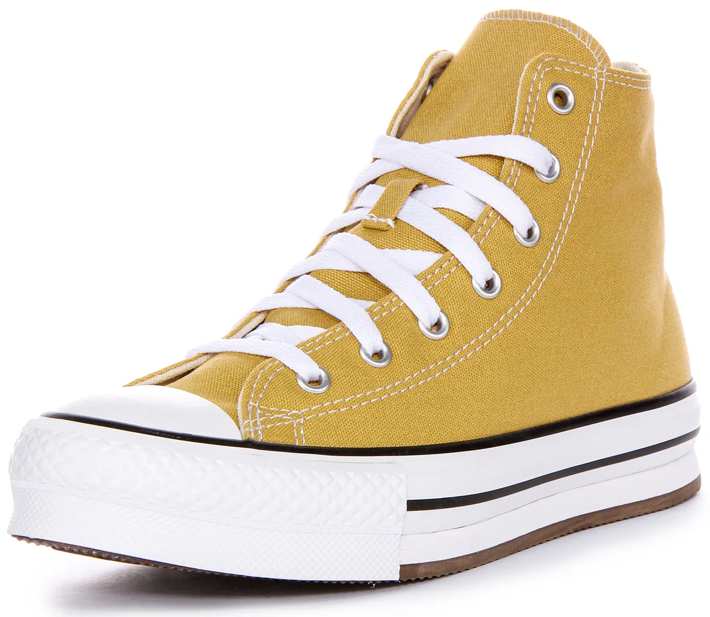 Converse All Star Lift A05467C in Senf für Junior-Schuhe Converse