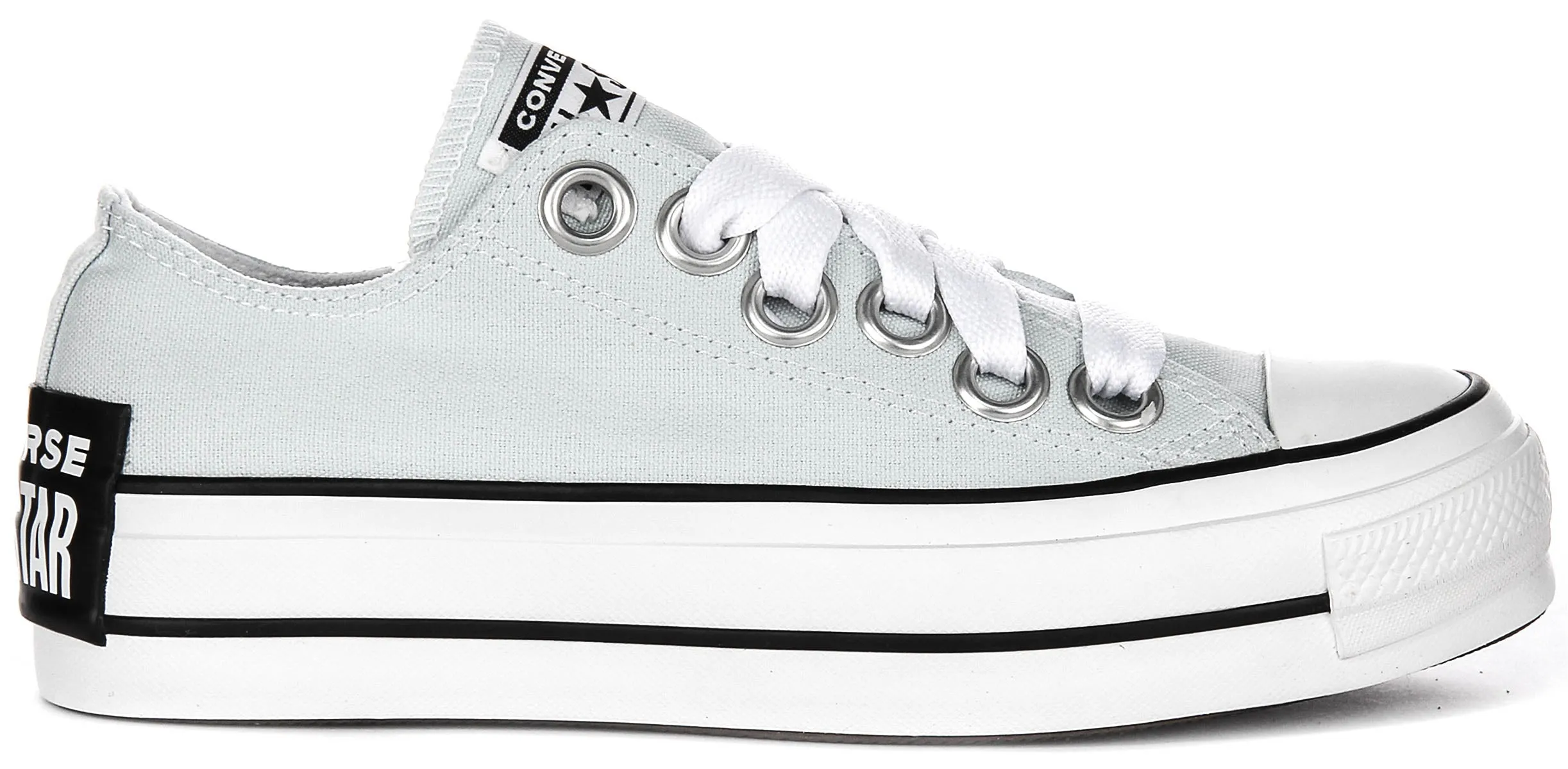 Converse All Star Platform Sketch Low A10426C in hellblauen Schuhen Converse