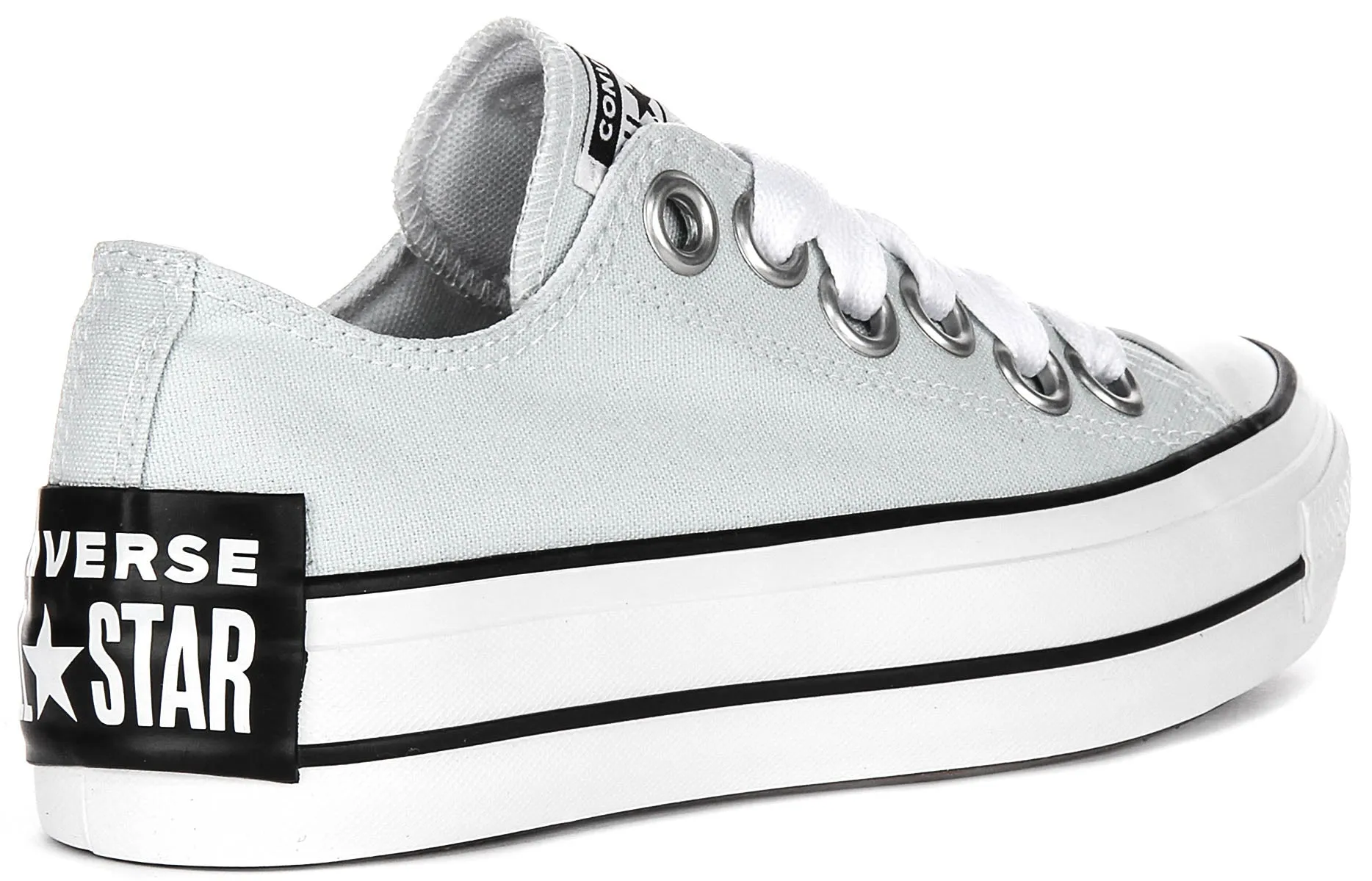Converse All Star Platform Sketch Low A10426C in hellblauen Schuhen Converse