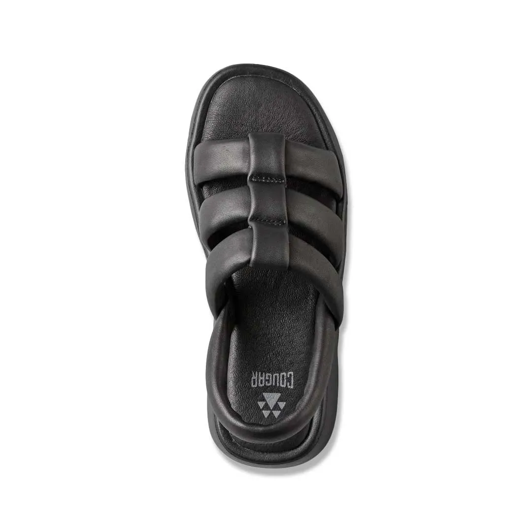 Cougar - Damen Juliana Leder Sandalen wasserabweisend (JULIANA-BLK)