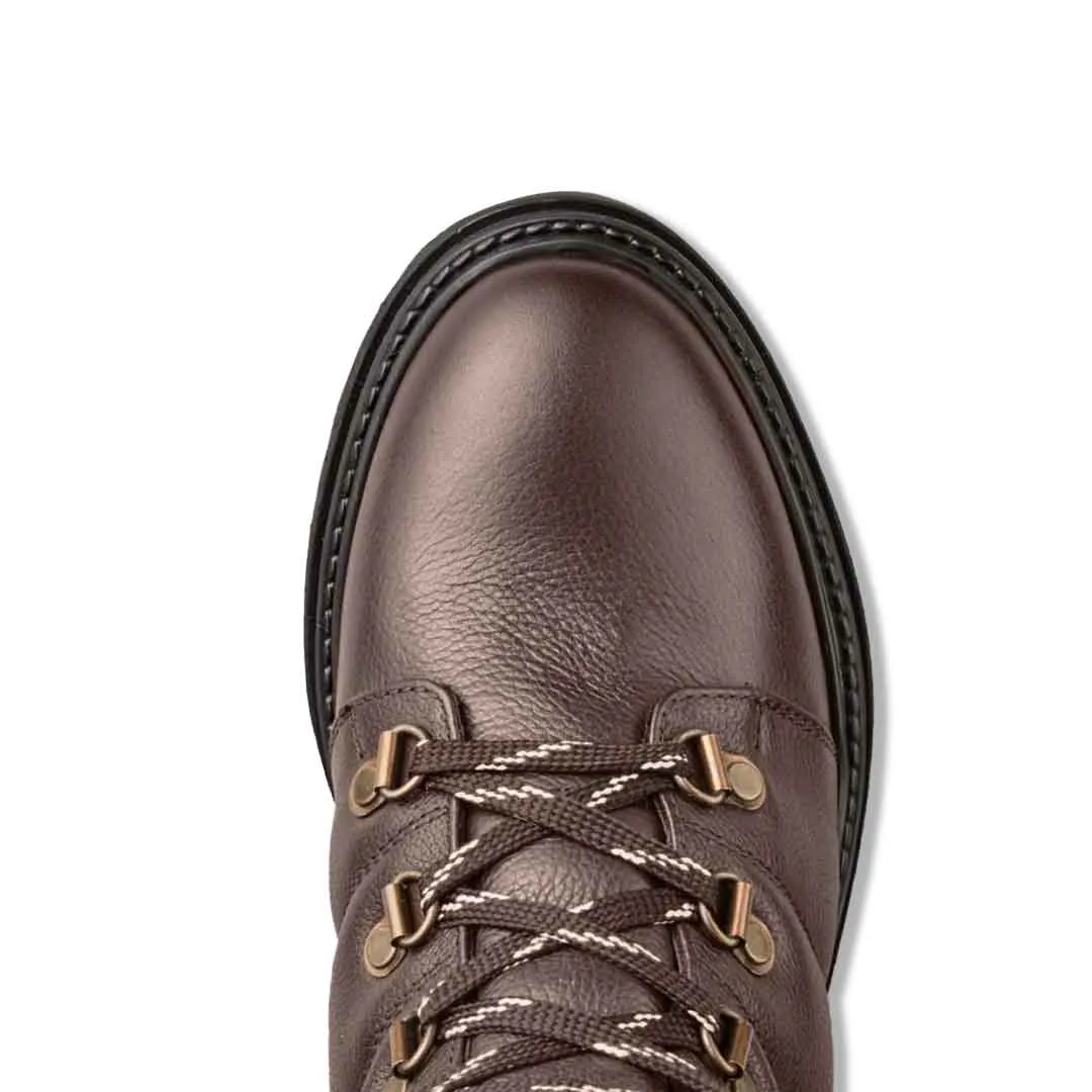 Cougar - Damen Leder wasserdichte Winterstiefel (VANTAGE-DKBRN)