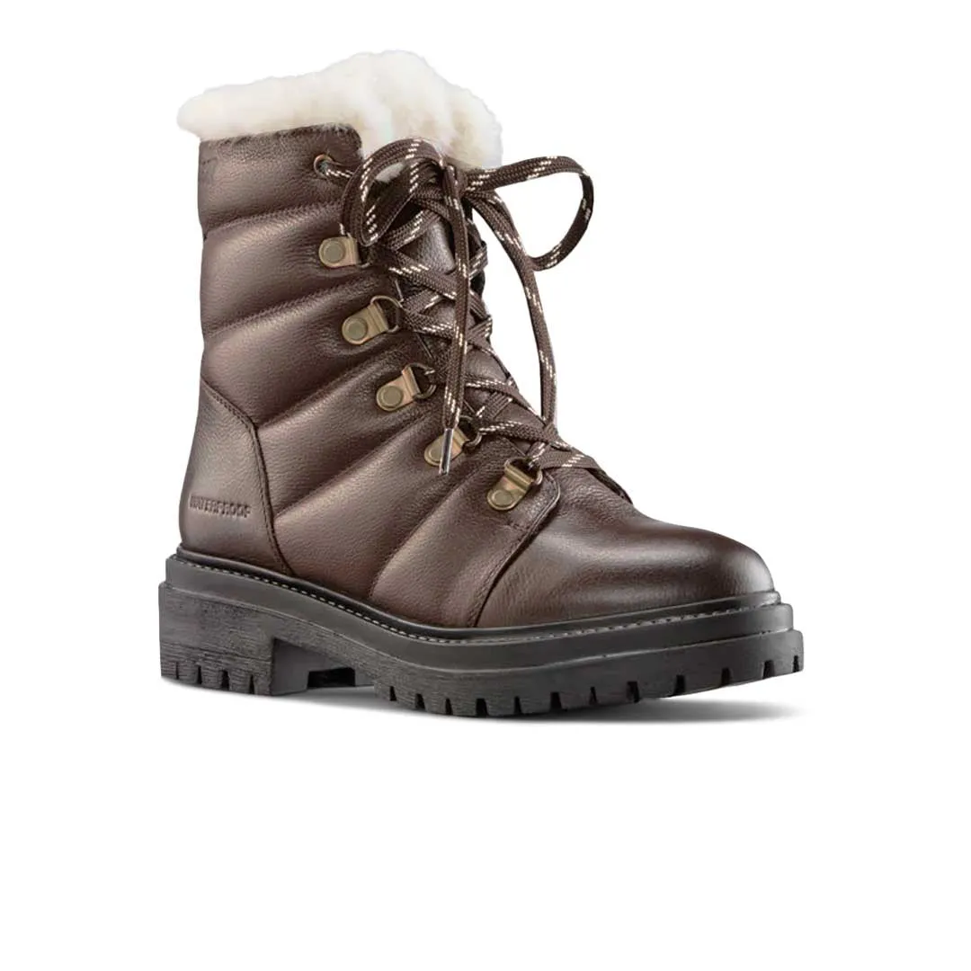 Cougar - Damen Leder wasserdichte Winterstiefel (VANTAGE-DKBRN)