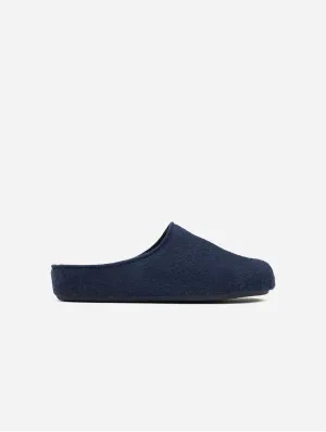 Damen Vegane Mule Hausschuhe | Marineblau