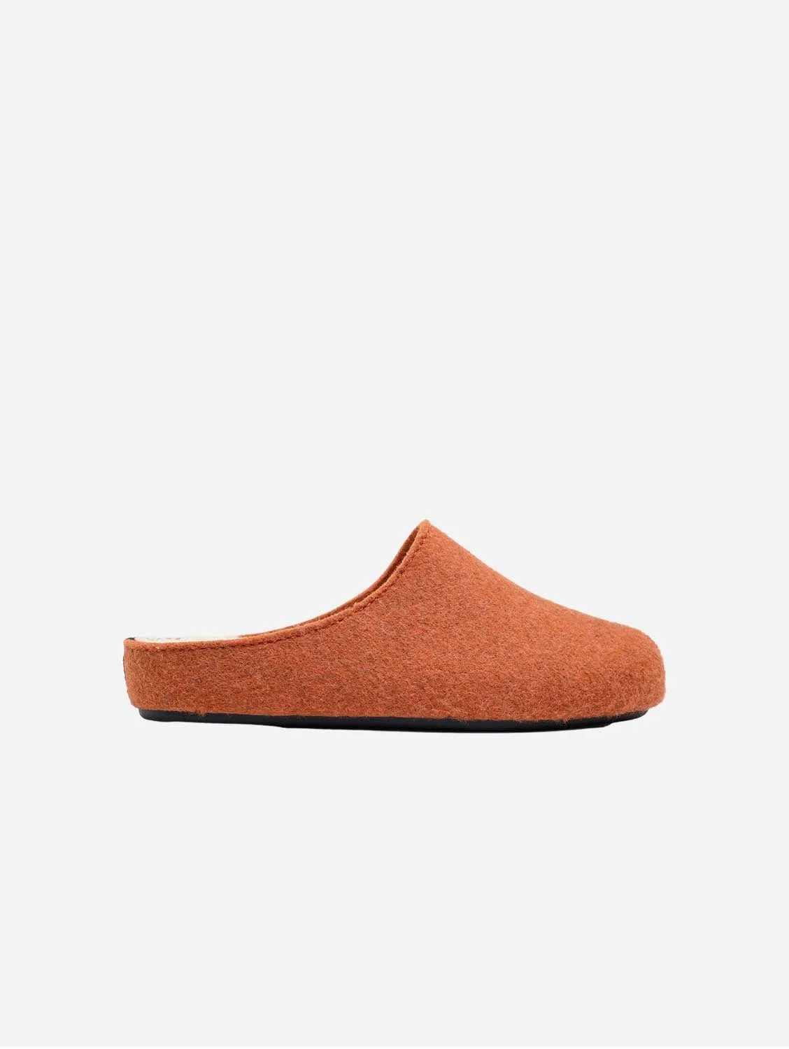 Damen Vegane Mule Hausschuhe | Orange