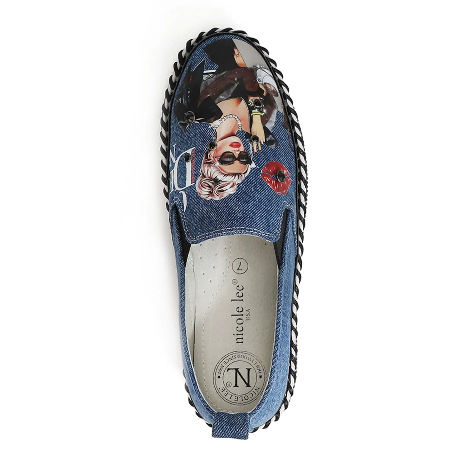 DENIM SLIP-ON SNEAKER