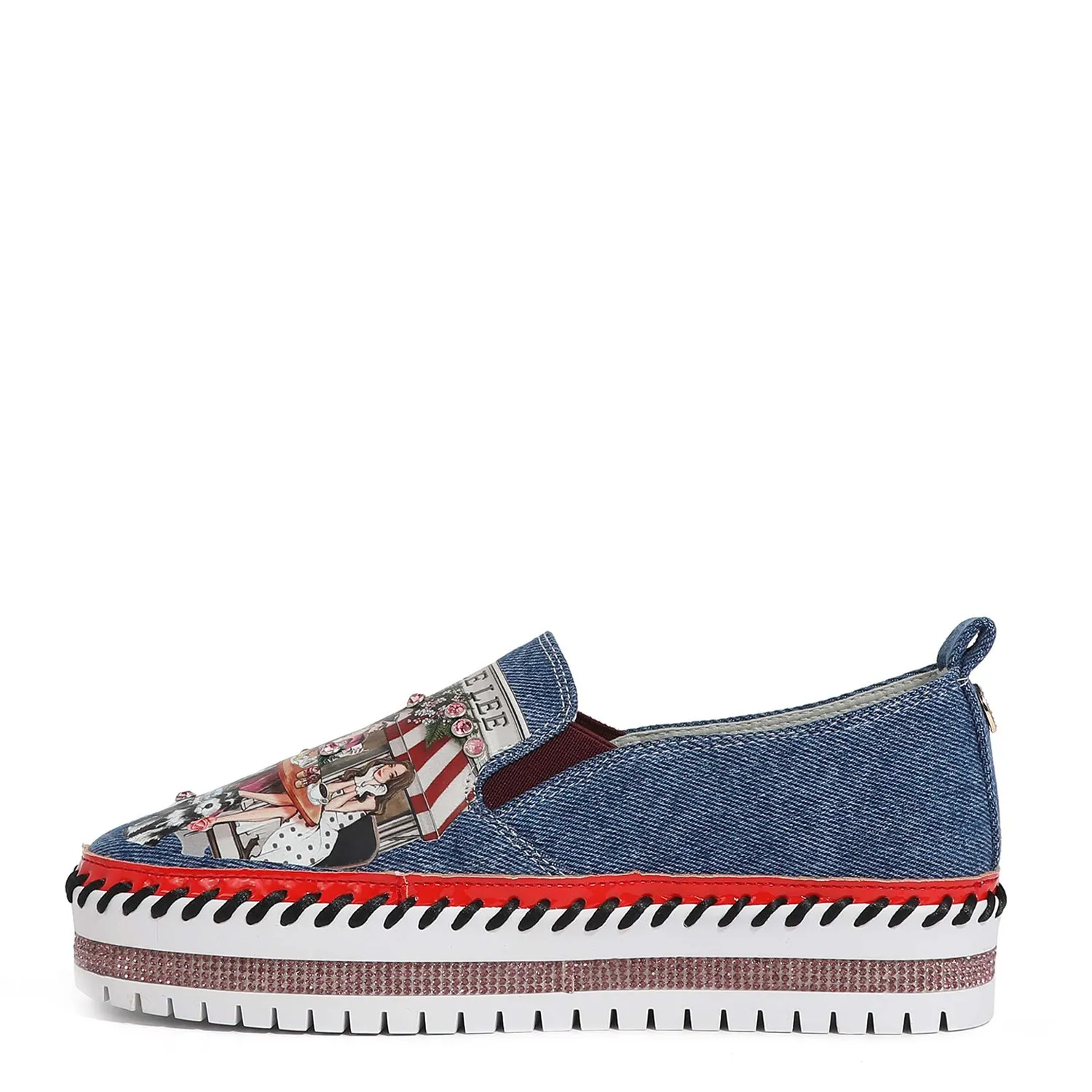 DENIM SLIP-ON SNEAKER