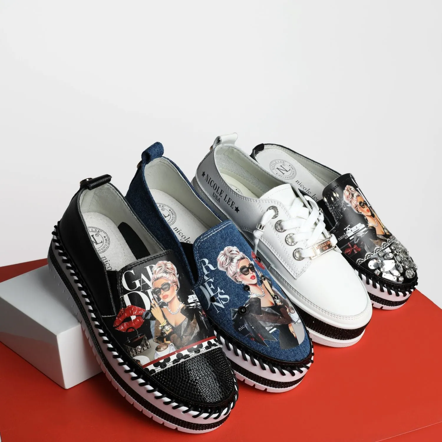 DENIM SLIP-ON SNEAKER