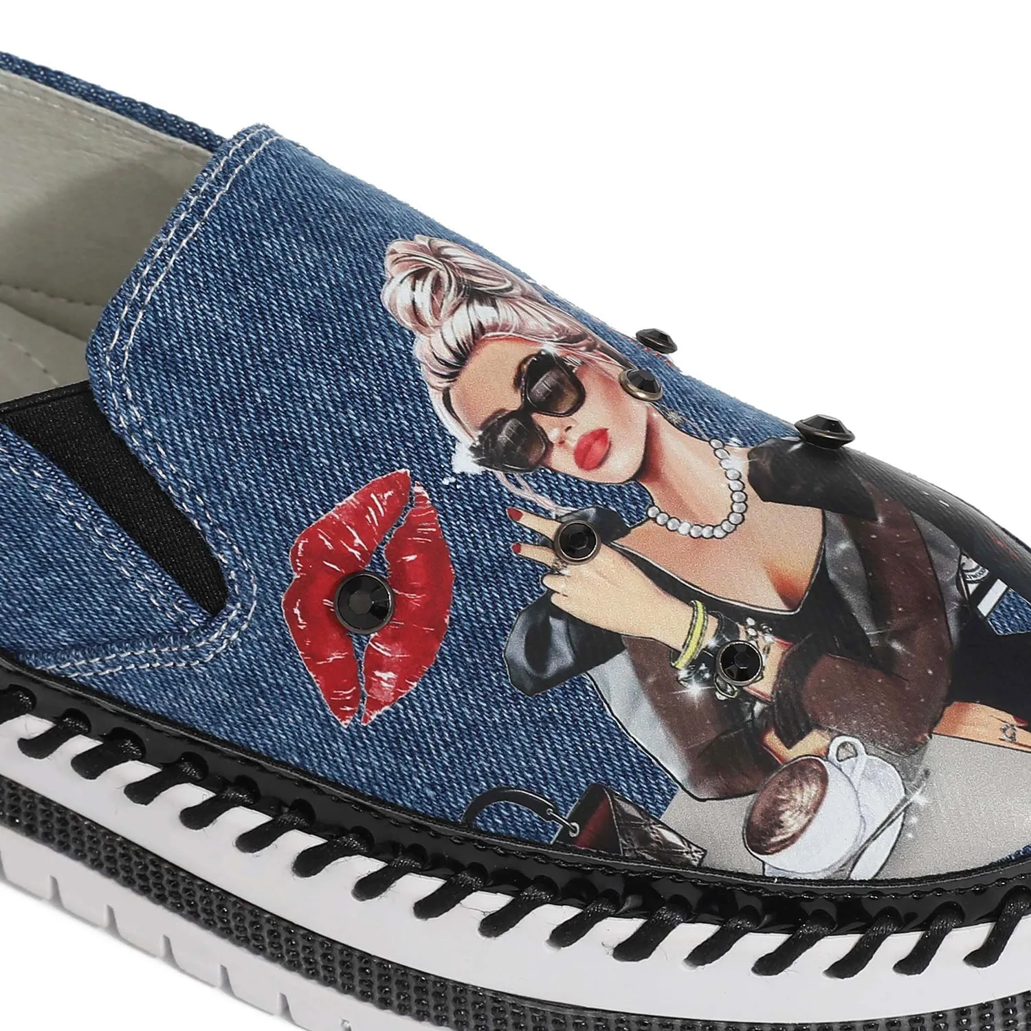 DENIM SLIP-ON SNEAKER