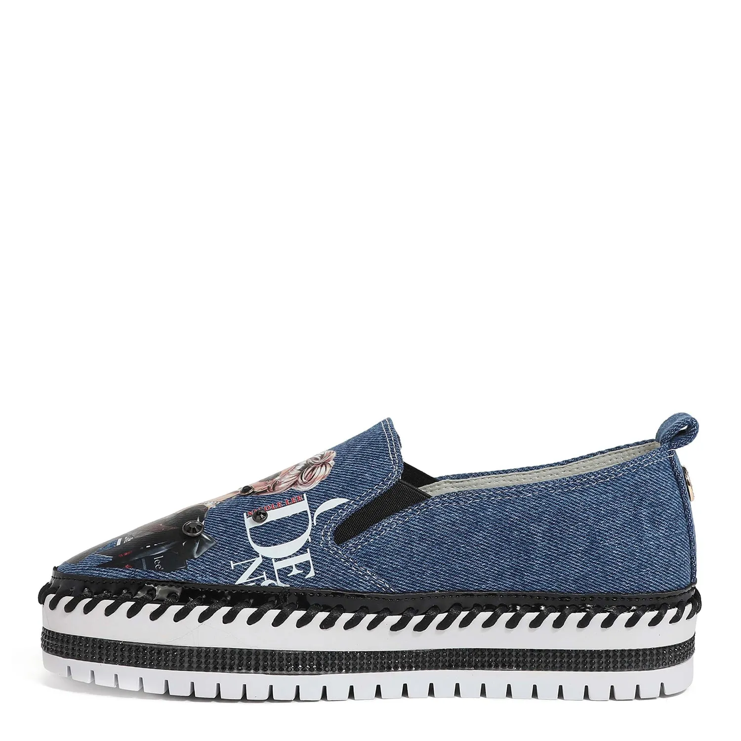 DENIM SLIP-ON SNEAKER