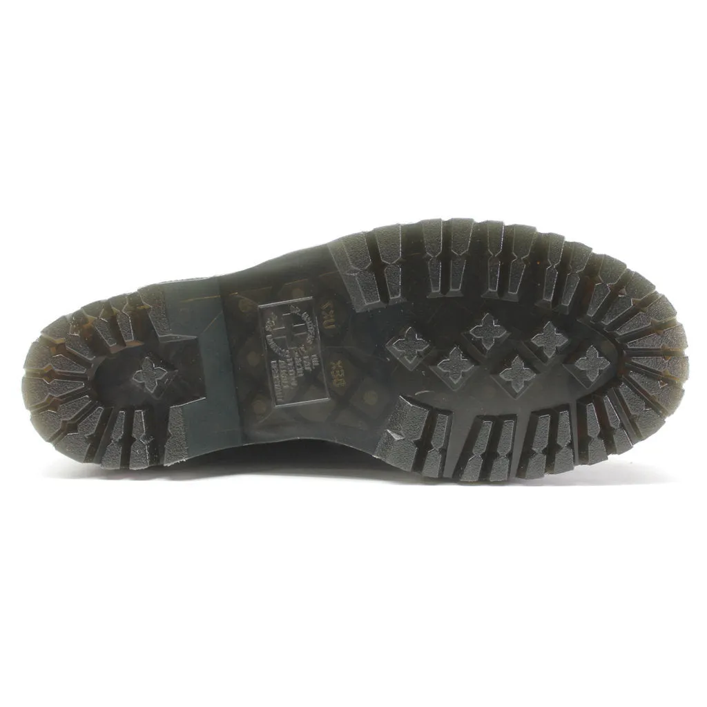 Dr. Martens Devon Flower Milled Nappa Leder Plateaustiefel für Damen
