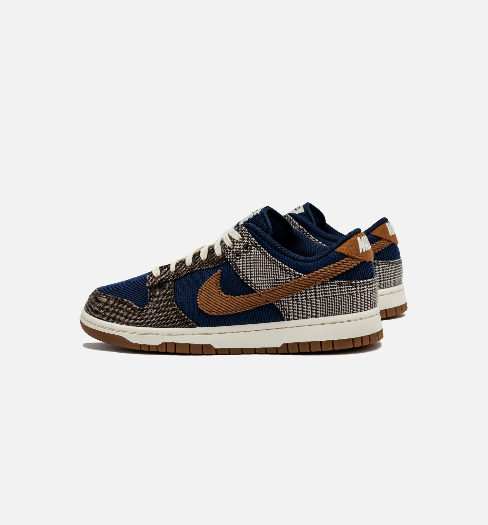 Dunk Low Tweed Cord Herren Lifestyle-Schuh - Mitternachtsblau/Ale Braun/Blass Elfenbein - Kostenloser Versand