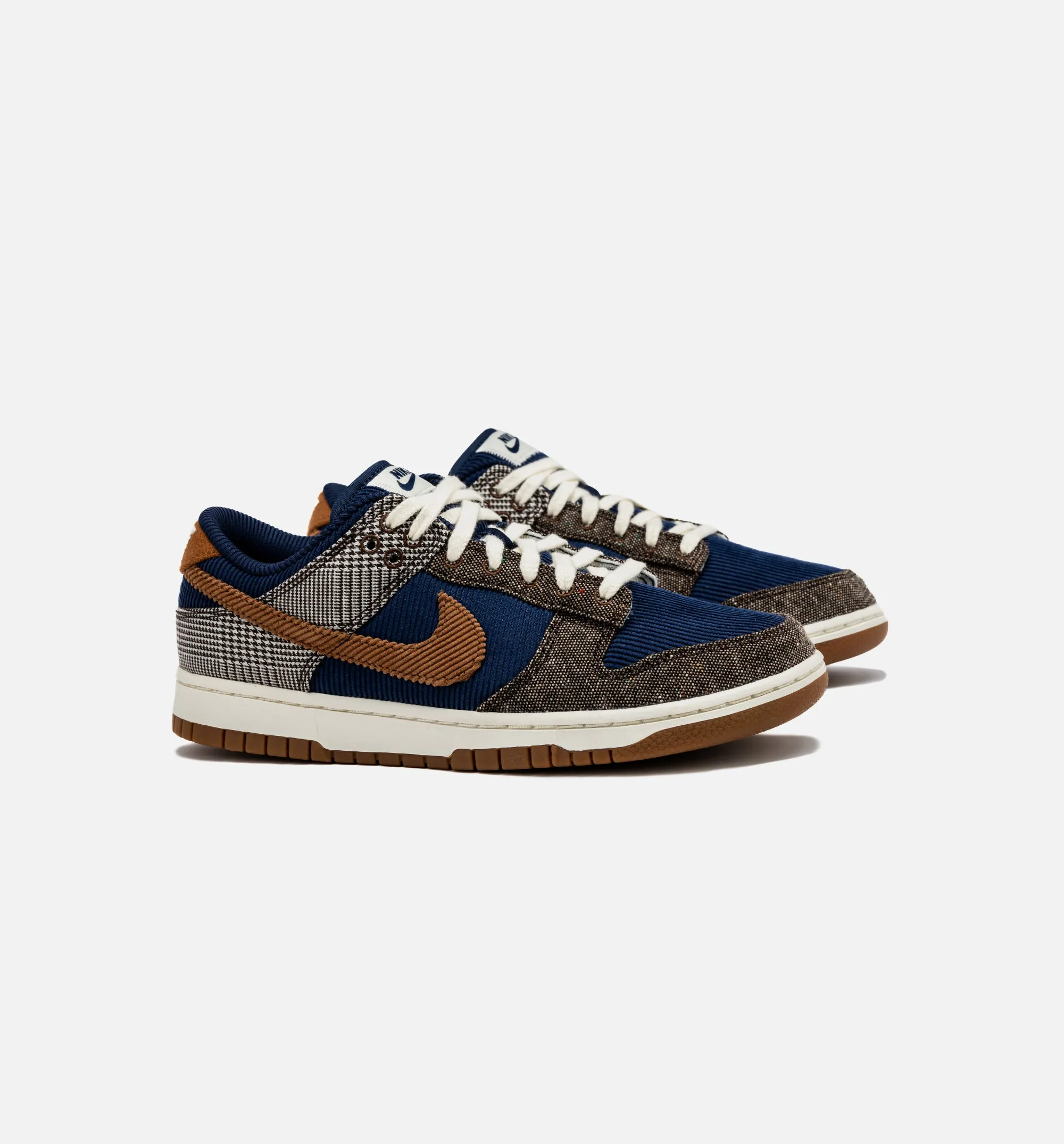 Dunk Low Tweed Cord Herren Lifestyle-Schuh - Mitternachtsblau/Ale Braun/Blass Elfenbein - Kostenloser Versand