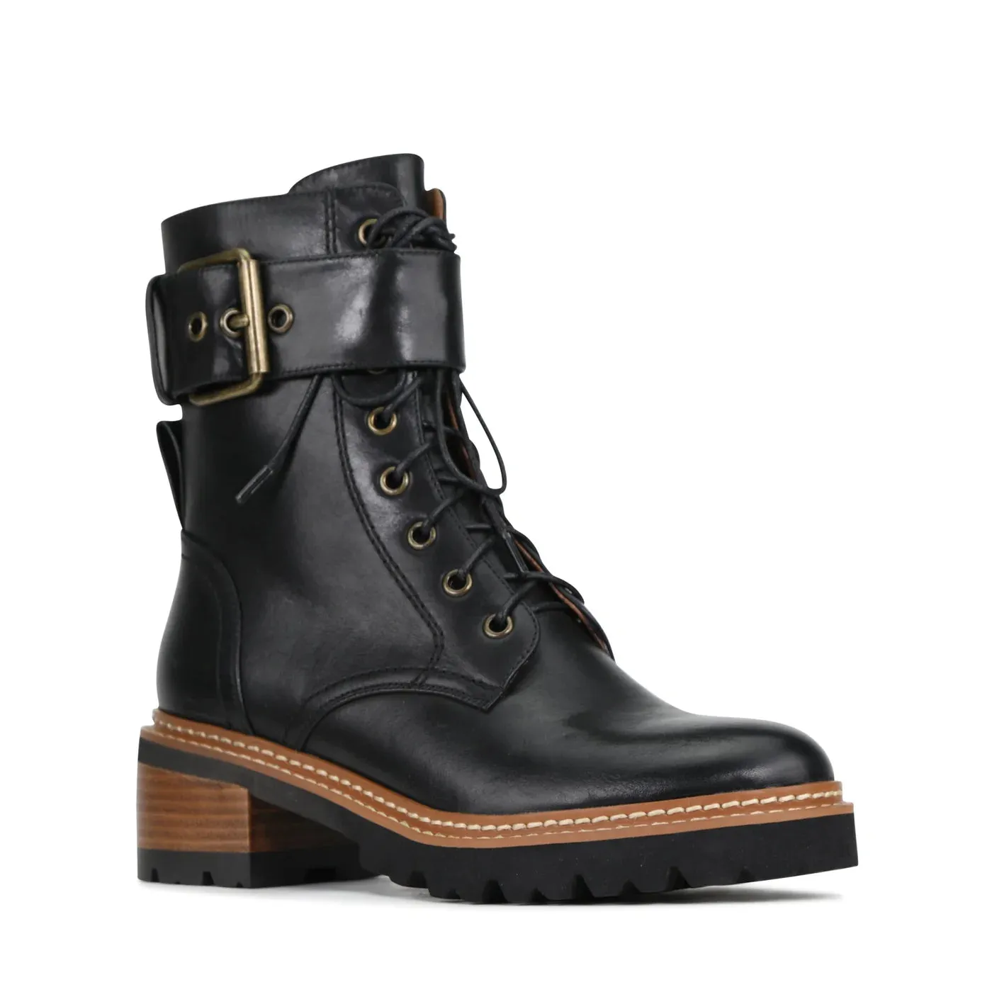 EOS Line Schwarze Knöchelstiefel Schuhe_Eos