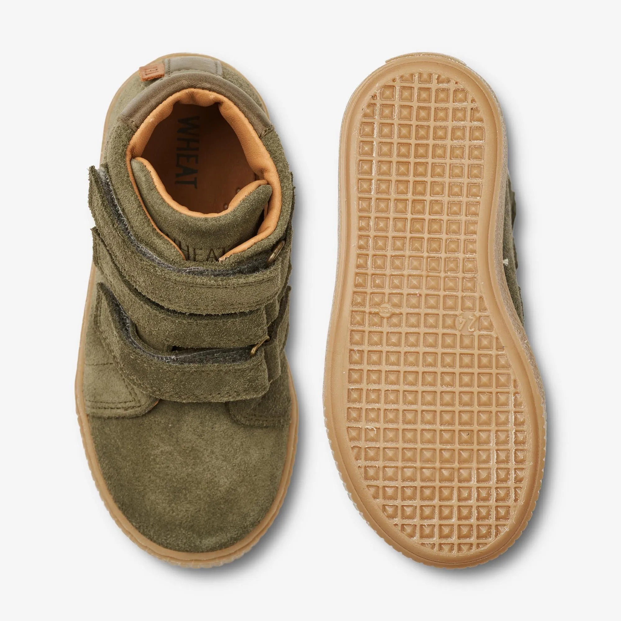 Gerd Tex Klettverschluss-Stiefelette - Trockenkiefer