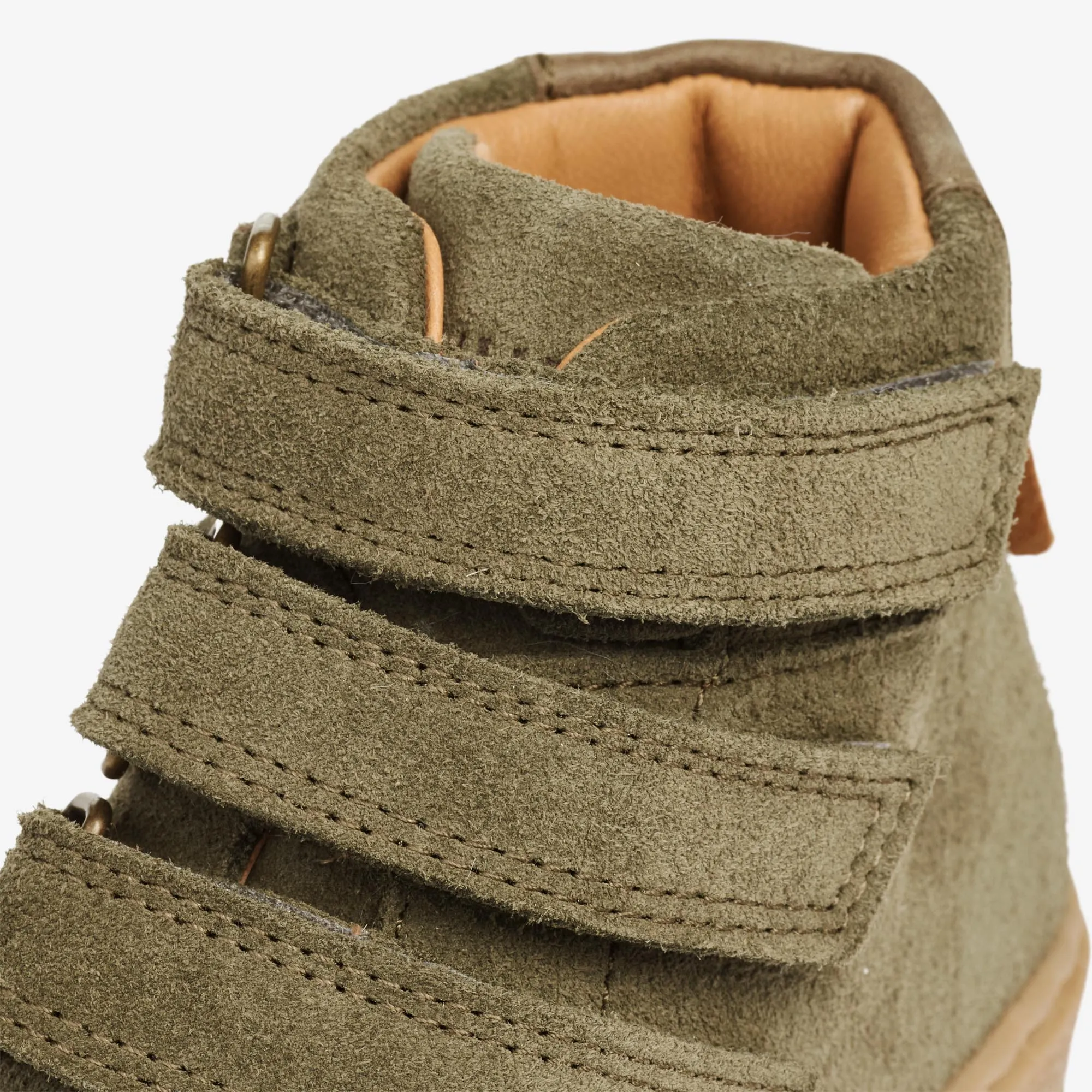 Gerd Tex Klettverschluss-Stiefelette - Trockenkiefer