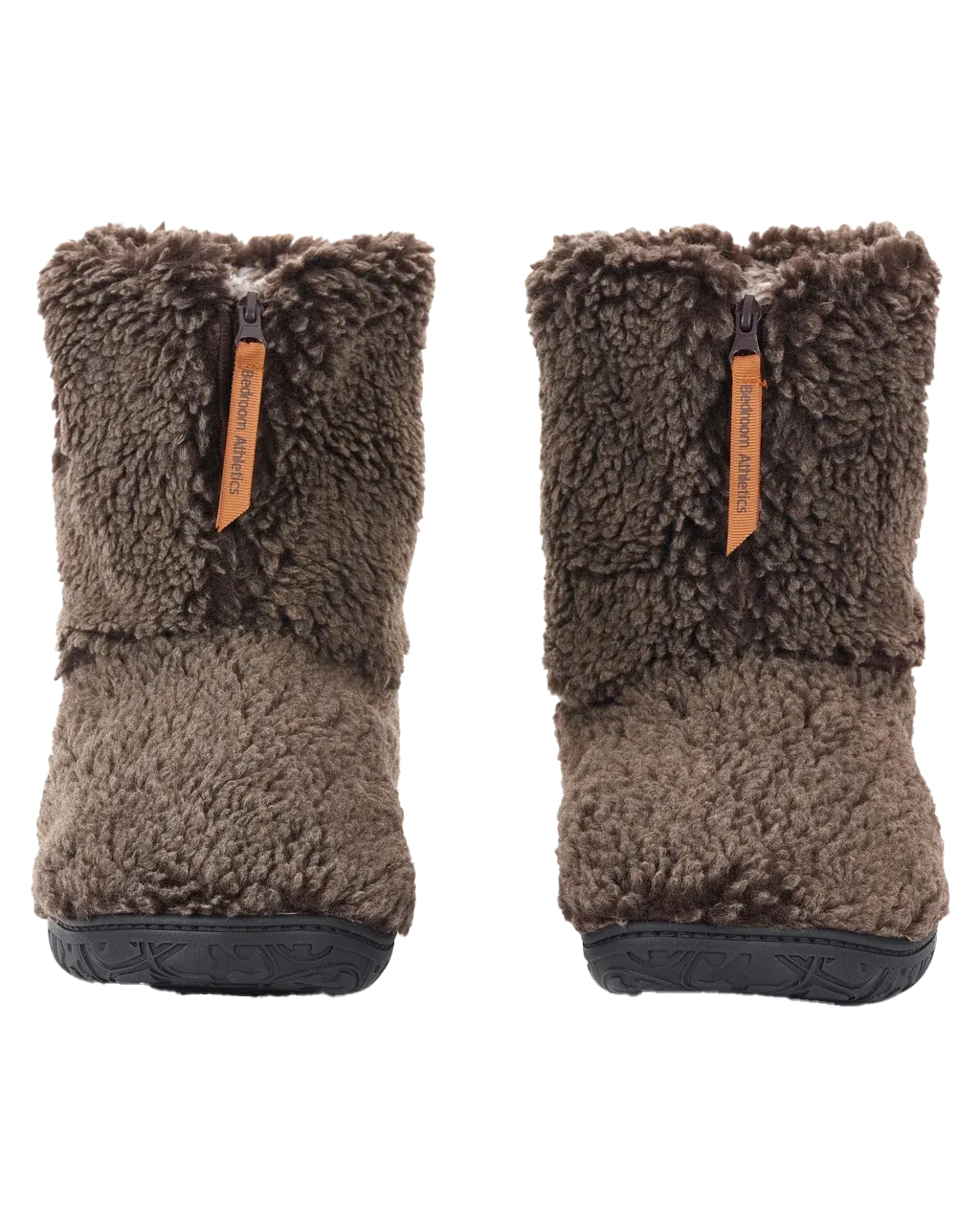 Gosling Schnee-Spitzen Sherpa Pantoffelstiefel in gewaschener Dunkelschokolade