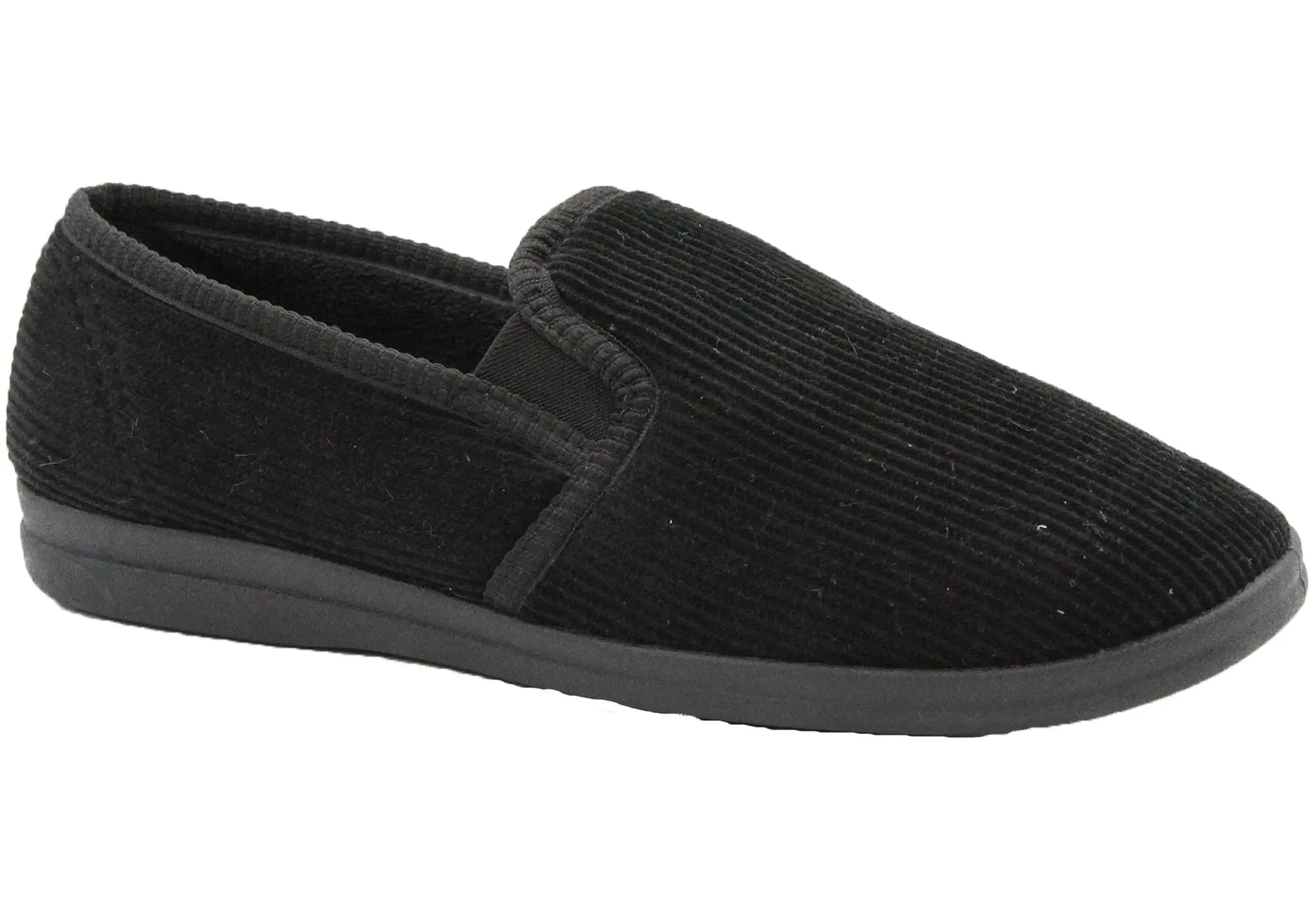 Grosby Blake 2 Herren Bequeme Hausschuhe Schwarz Grosby Schuhe