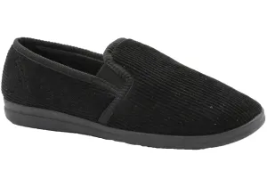 Grosby Blake 2 Herren Bequeme Hausschuhe Schwarz Grosby Schuhe