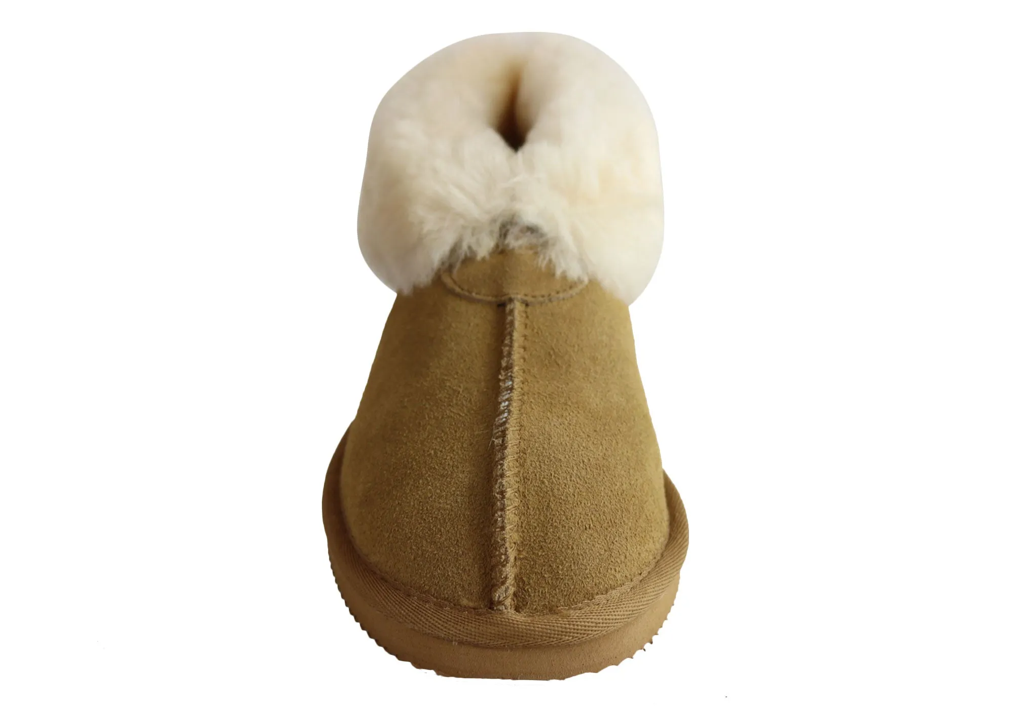 Grosby Princess Ugg Damen Warme Bequeme Hausschuhe mit Schaffellfutter Stiefel Grosby Schuhe