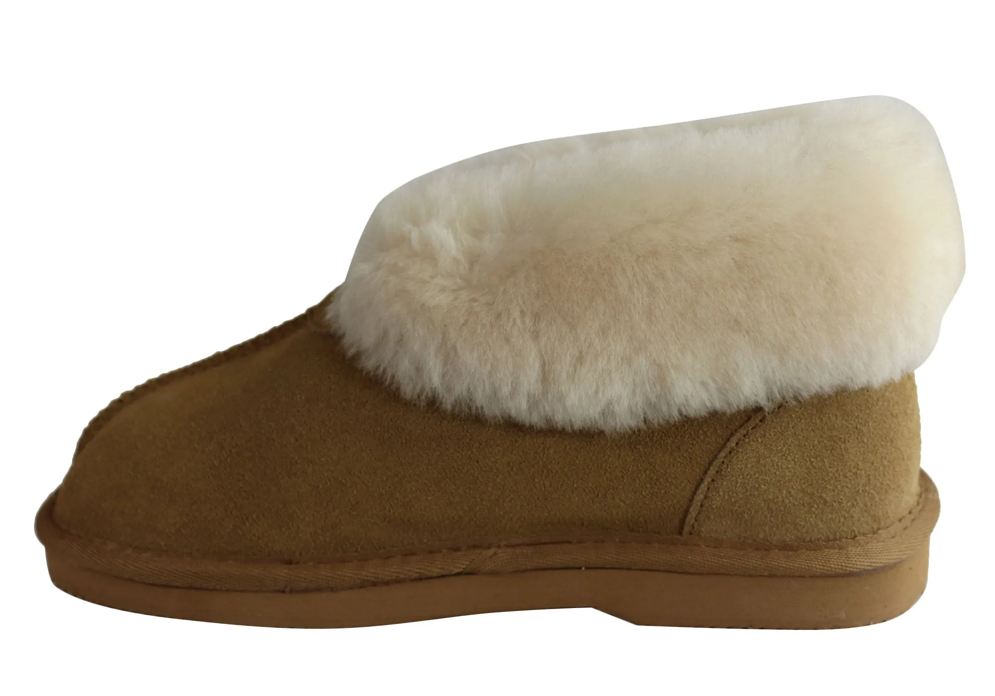 Grosby Princess Ugg Damen Warme Bequeme Hausschuhe mit Schaffellfutter Stiefel Grosby Schuhe