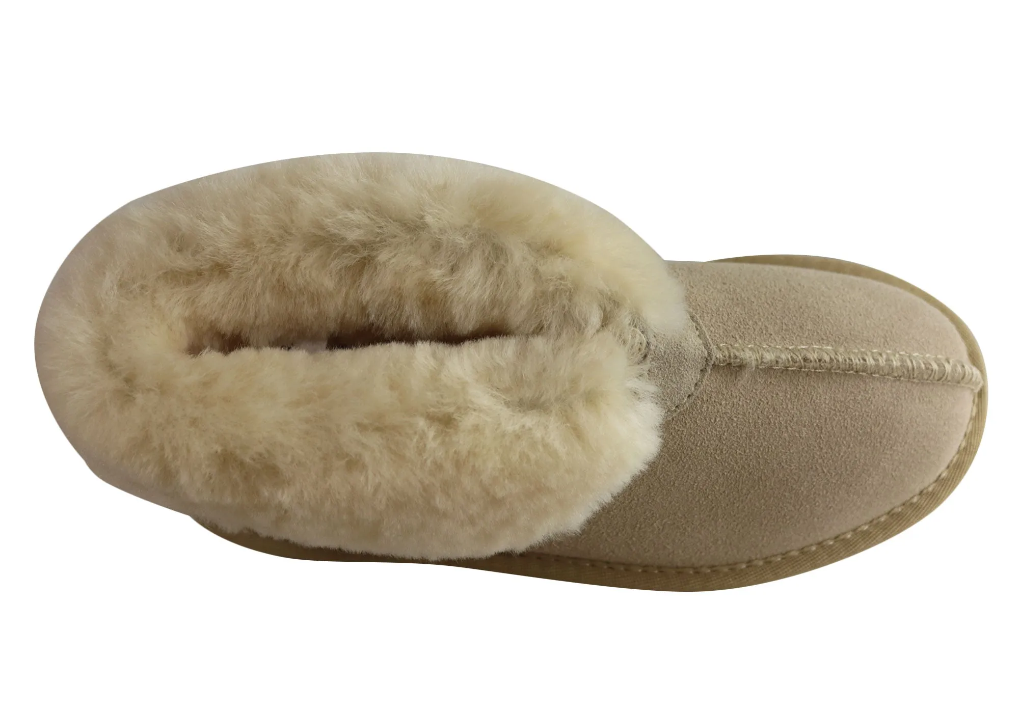 Grosby Princess Ugg Damen Warme Bequeme Hausschuhe mit Schaffellfutter Stiefel Grosby Schuhe