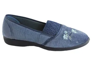 Grosby Sasha Damen Bequeme Hausschuhe Grosby Schuhe