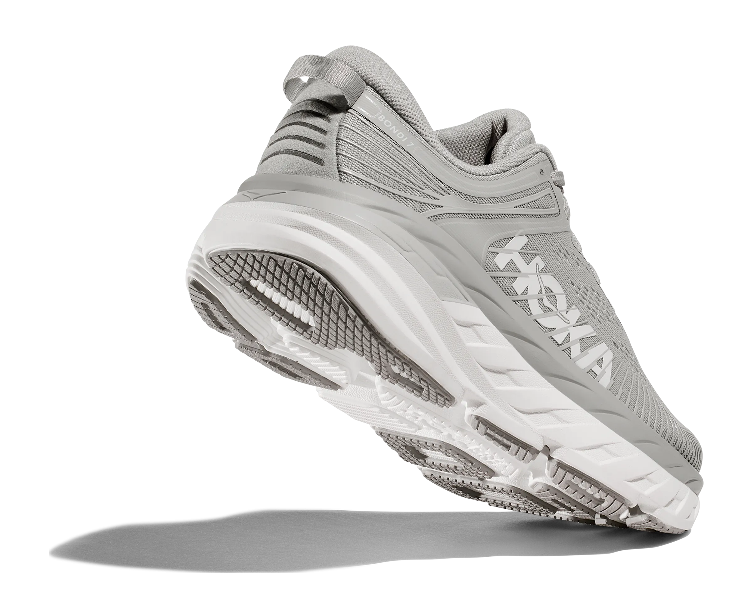 HOKA BONDI V7 DAMEN MITTELGRAU