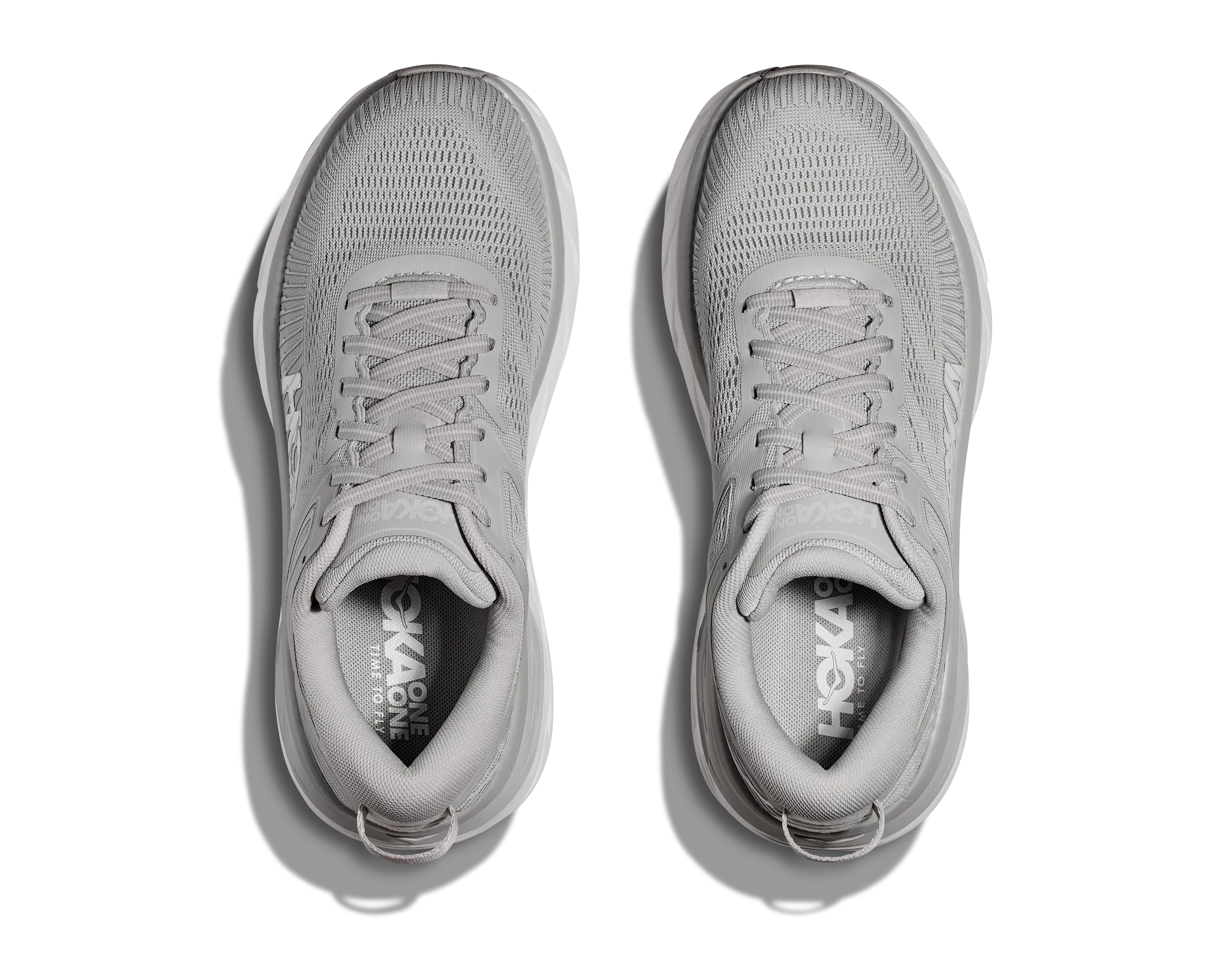 HOKA BONDI V7 DAMEN MITTELGRAU