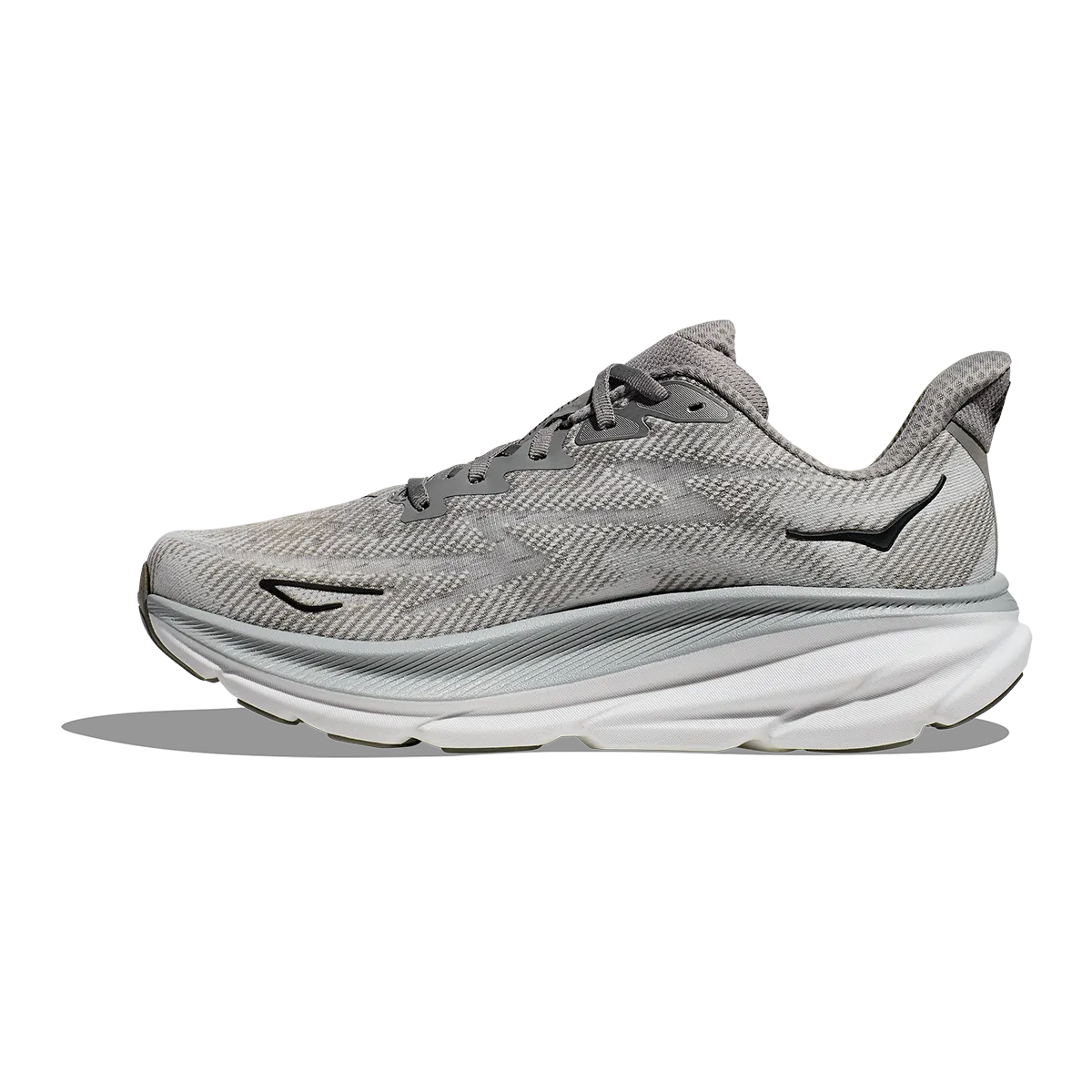 Hoka Clifton 9 - Hafennebel - Schwarz