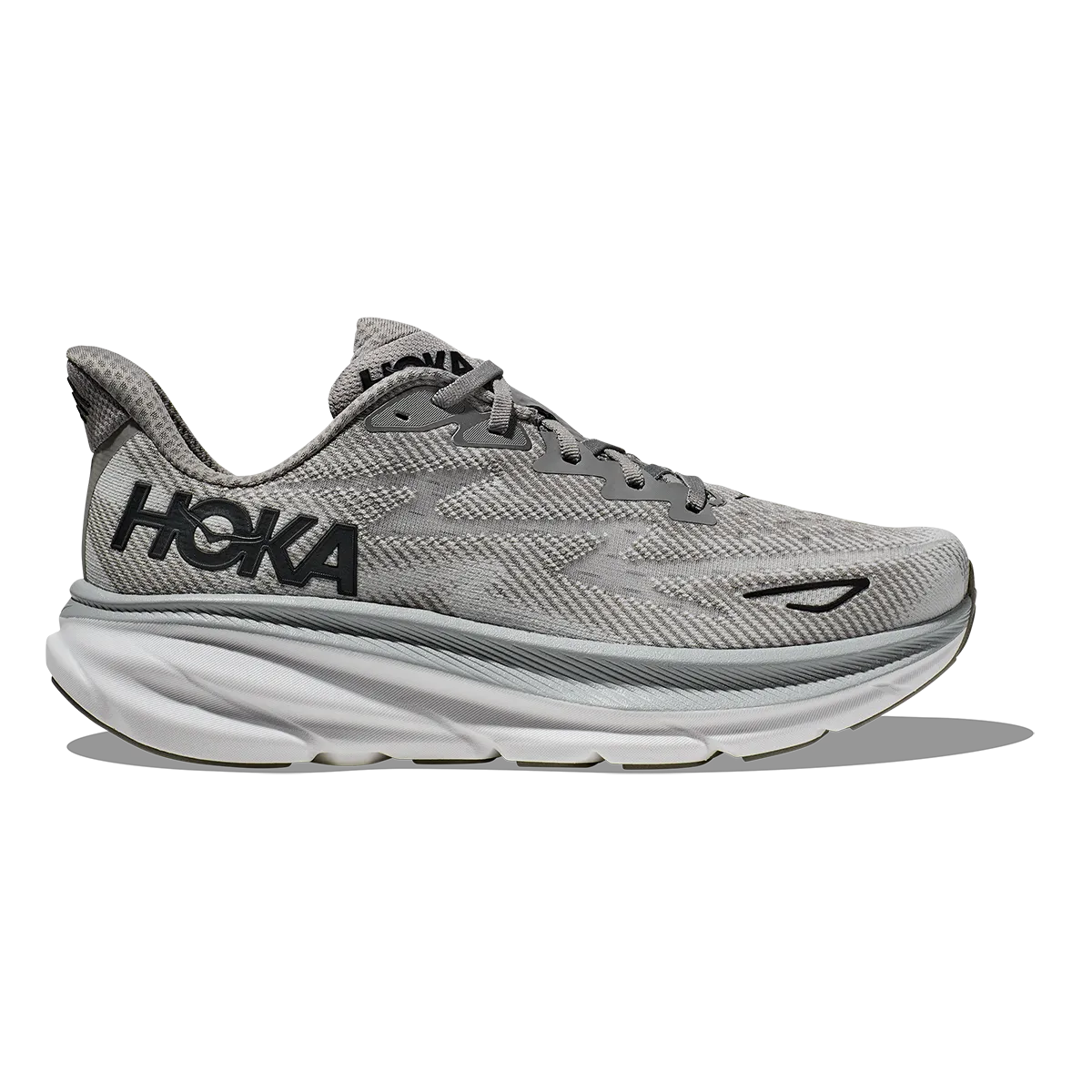 Hoka Clifton 9 - Hafennebel - Schwarz