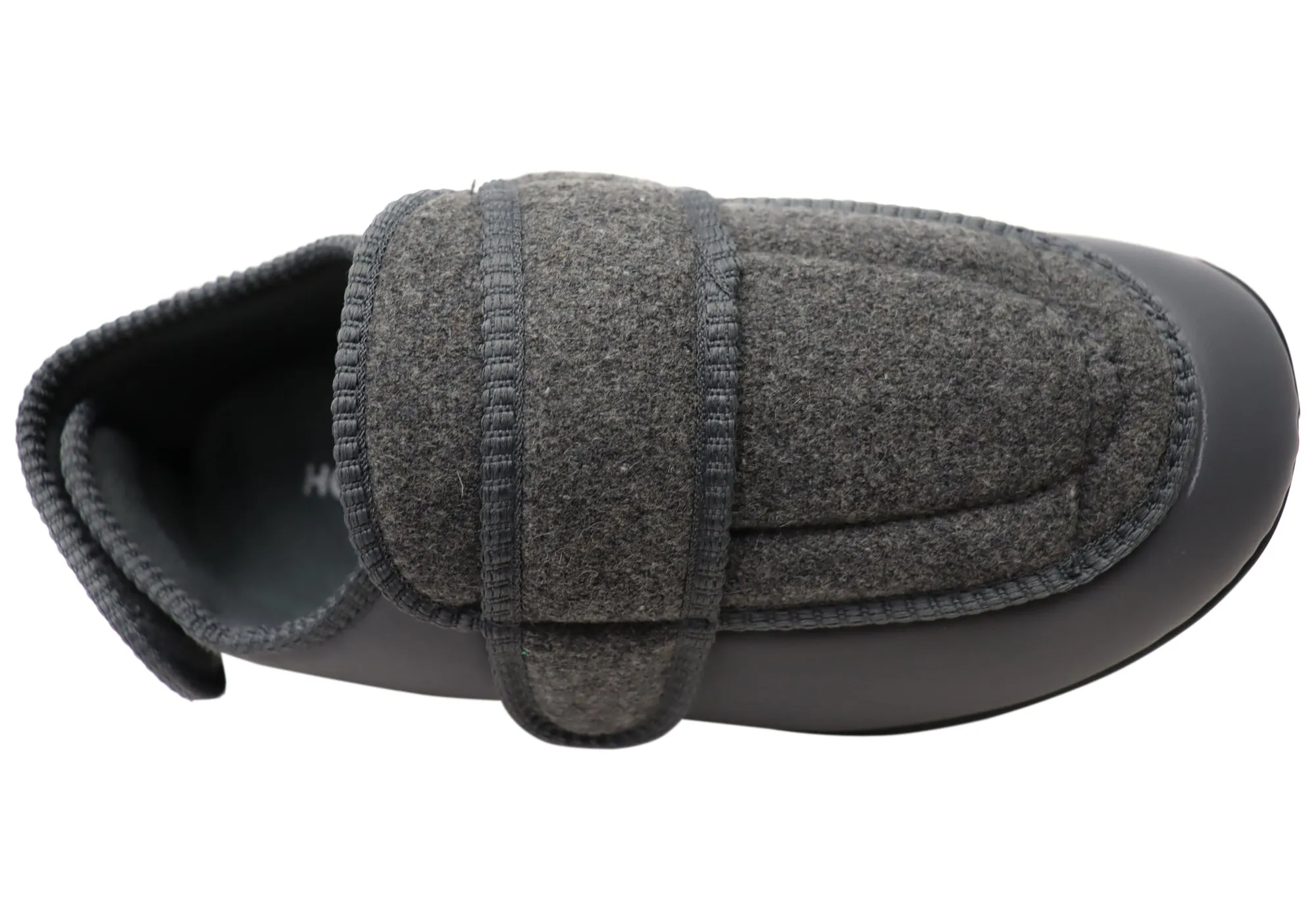 Homyped Herren Arnold Outdoor verstellbare Riemen Extra Extra Weite Hausschuhe Homyped Schuhe