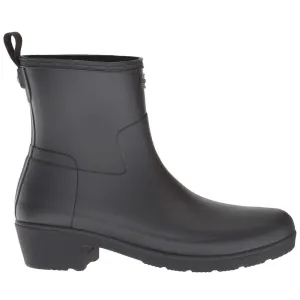 Hunter Verfeinerte Niedrige Absatz Gummistiefel für Damen Kurze Wellington Stiefel