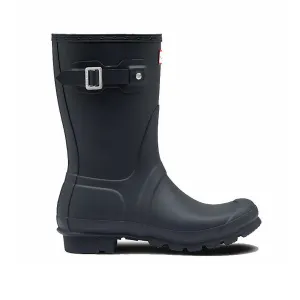 Hunter Original Kurze Regenstiefel für Damen in Marineblau