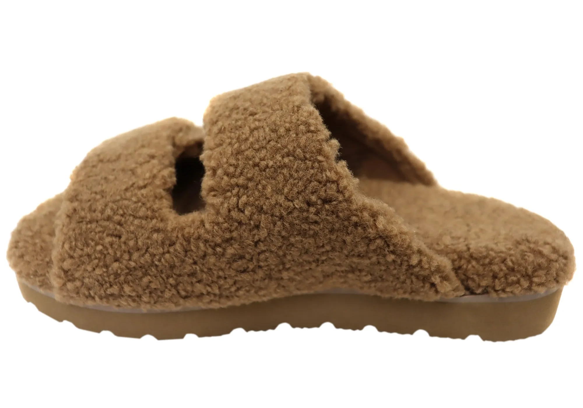 Hush Puppies Flauschige Damen Hausschuhe mit offener Spitze Bequeme Hush Puppies Schuhe