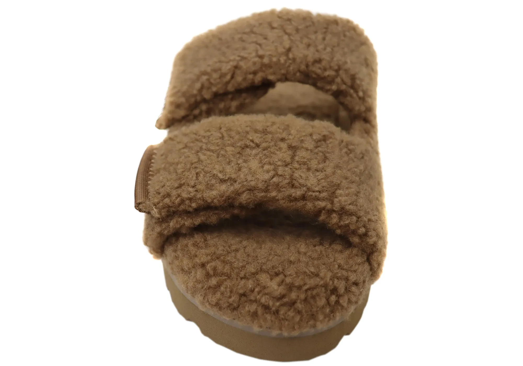 Hush Puppies Flauschige Damen Hausschuhe mit offener Spitze Bequeme Hush Puppies Schuhe