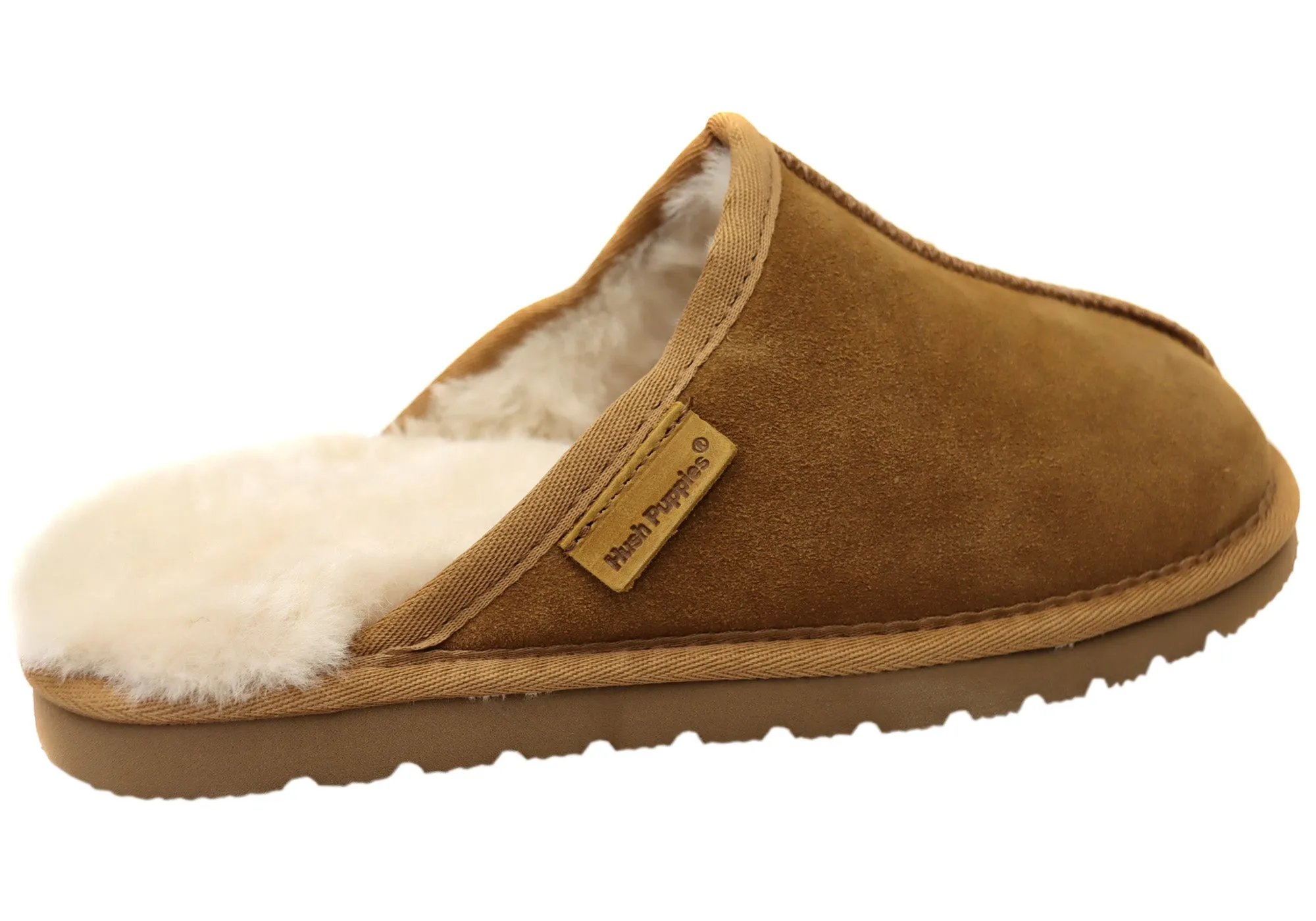 Hush Puppies Loch Herren Bequeme Pantoffeln mit offener Ferse Hush Puppies Schuhe