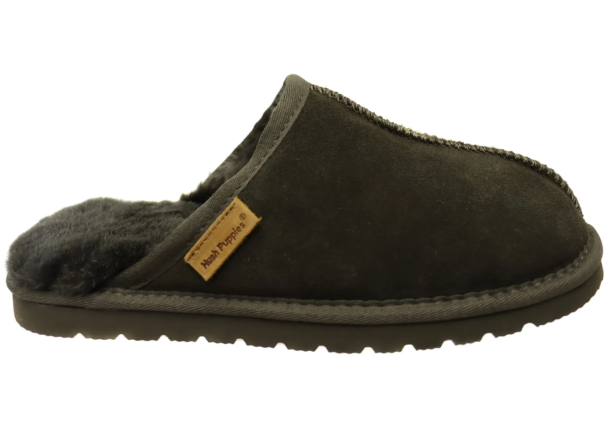 Hush Puppies Loch Herren Bequeme Pantoffeln mit offener Ferse Hush Puppies Schuhe
